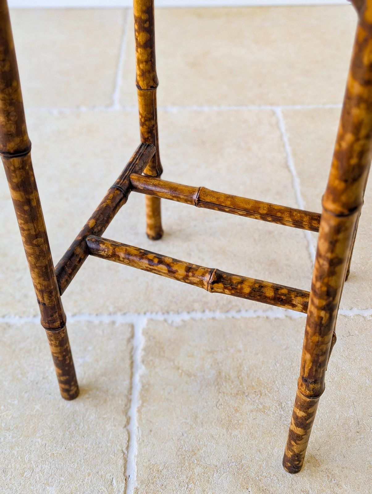 photo furniture Antique Victorian Bamboo Occasional Table C.1890