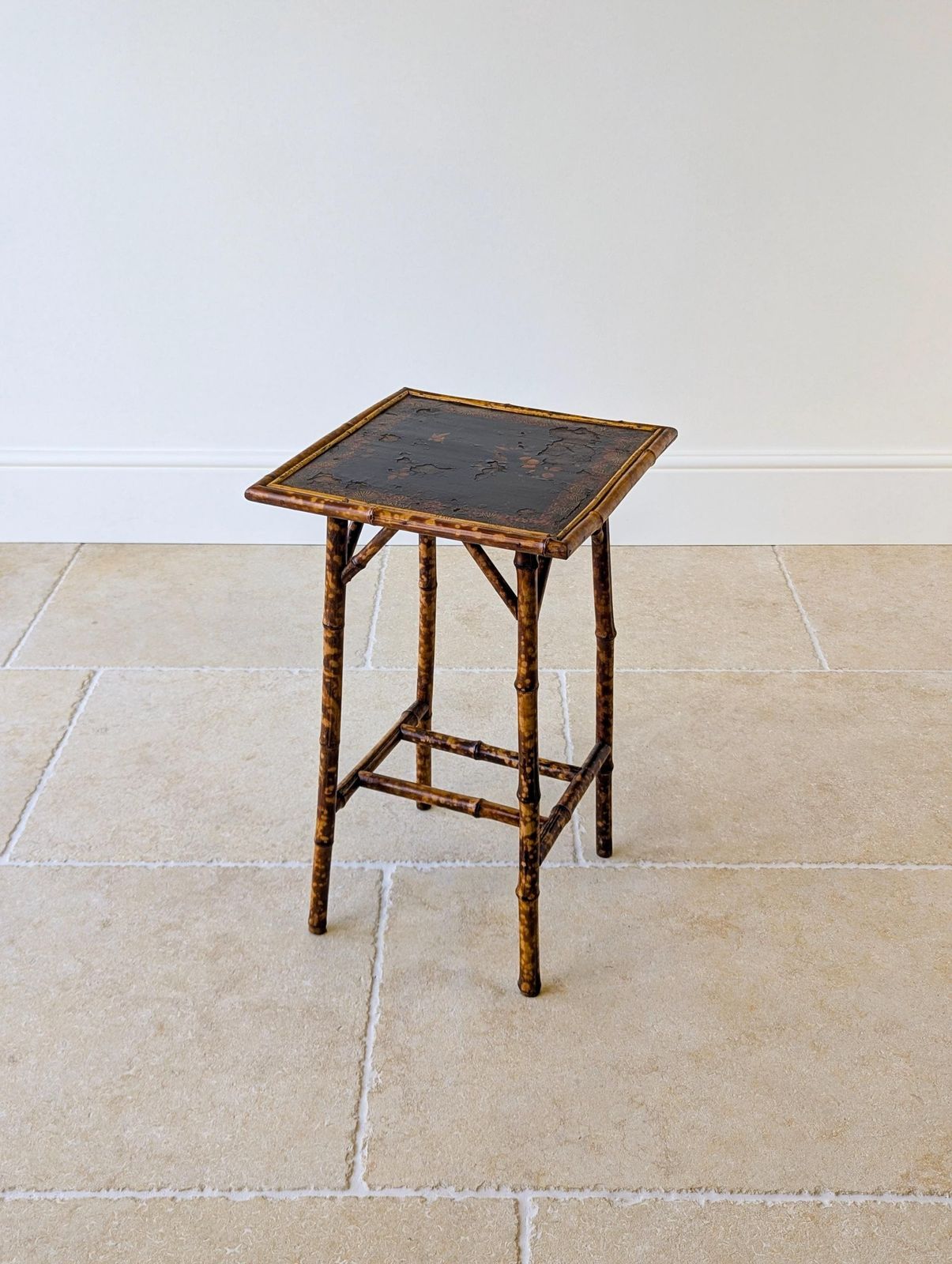 325.0 Antique Victorian Bamboo Occasional Table C.1890 photo