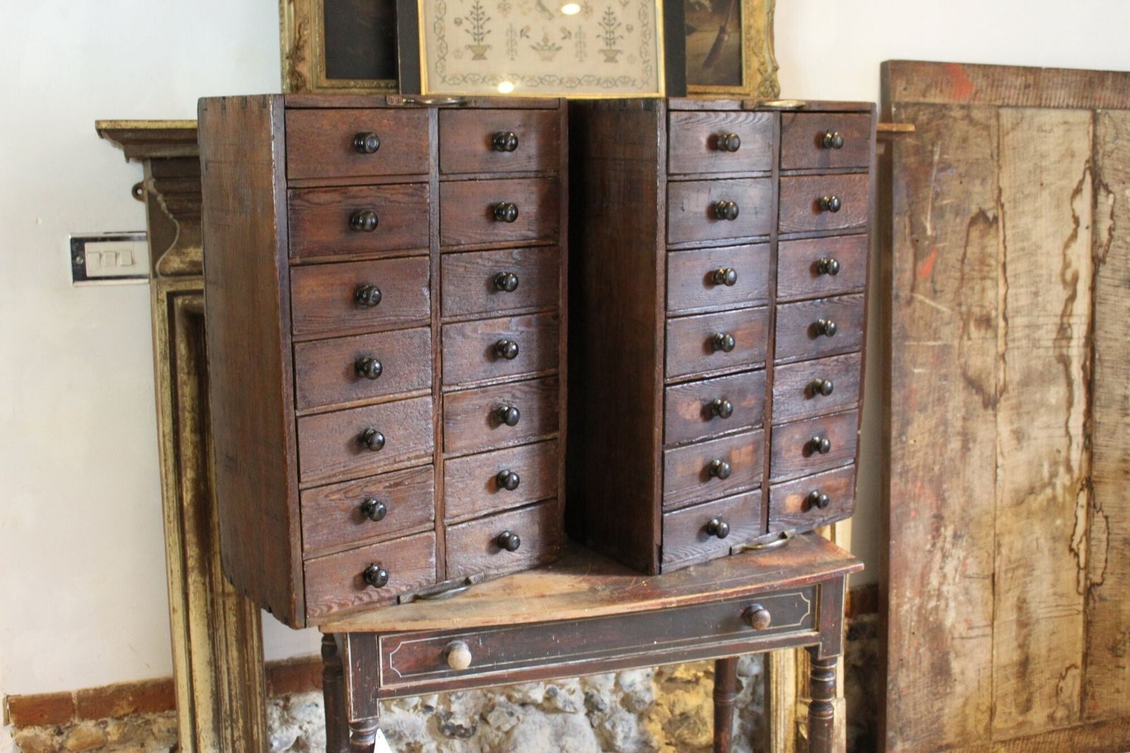 Chest Of Drawers Victorian A Rare Pair D Napier & Sons C1880