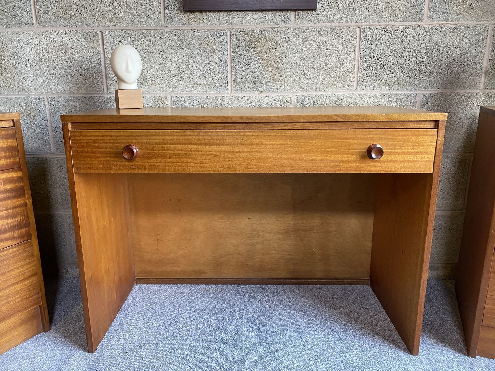 Mid Century Teak Bedroom Set With Chest Of Drawers Etc 1960s photo for sale