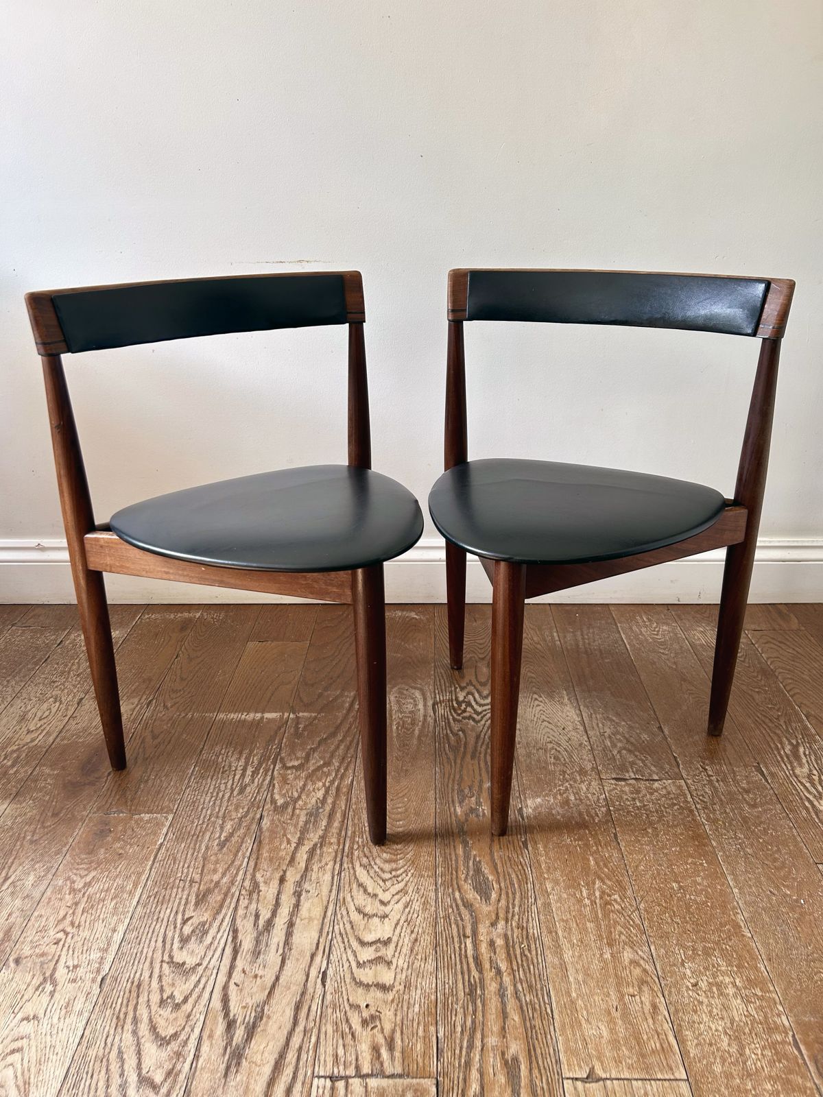 4 Vintage Mid Century Hans Olsen Chairs By Frem Rojle, Denmark photo vintage