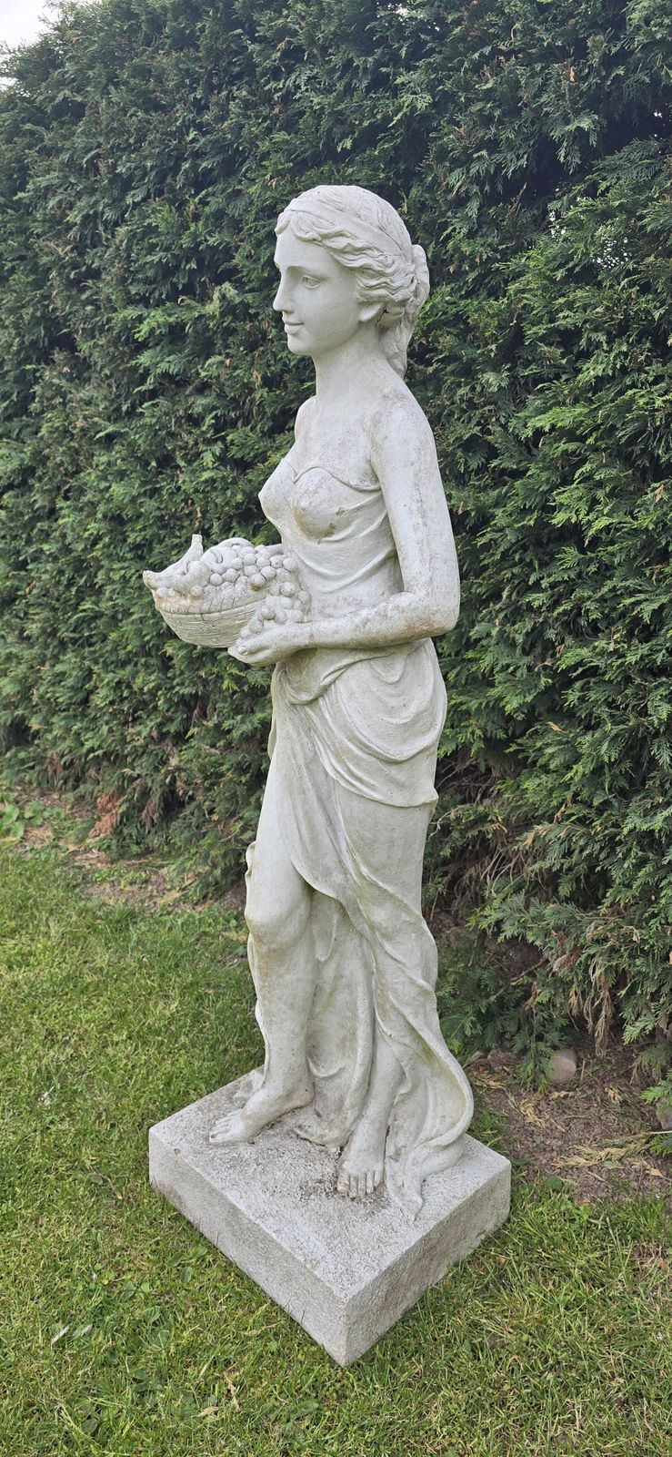Life Sized Figure Of Autumn, 1930s photo Garden Decor