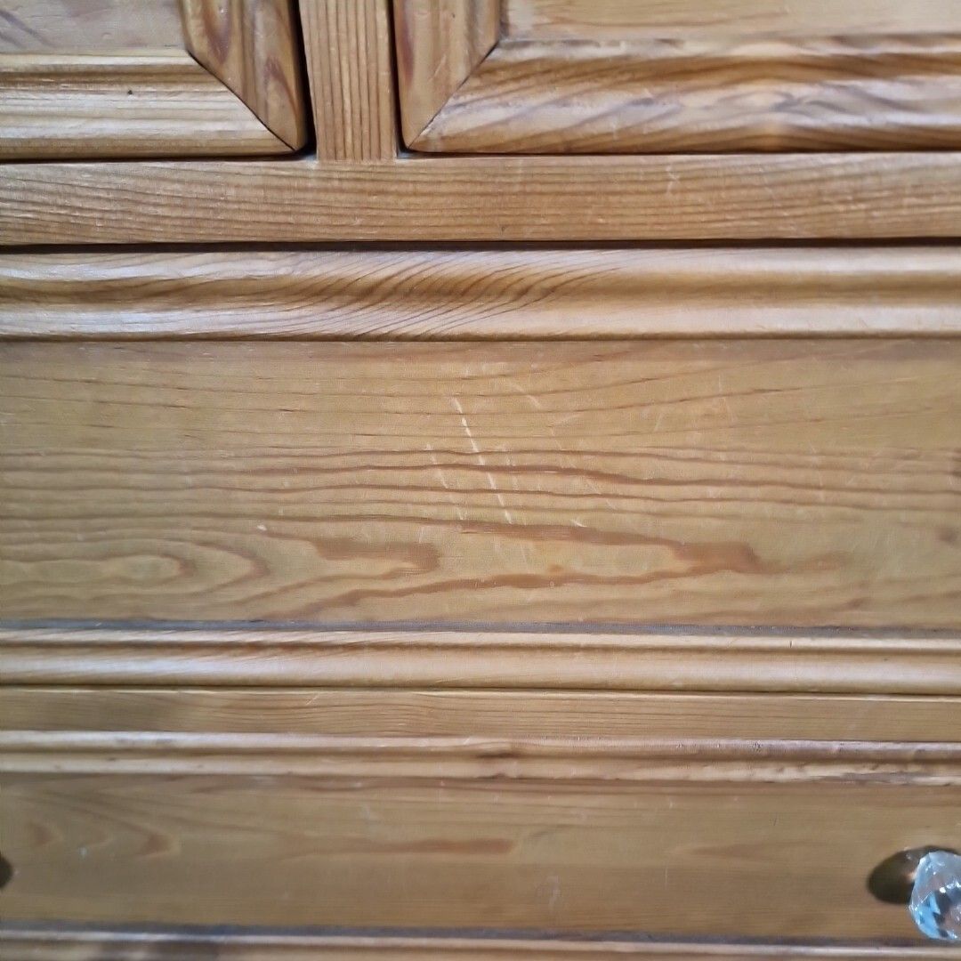 photo buy Antique Style Pine Rustic Solid Chest Of Drawers Country Farmhouse Victorian