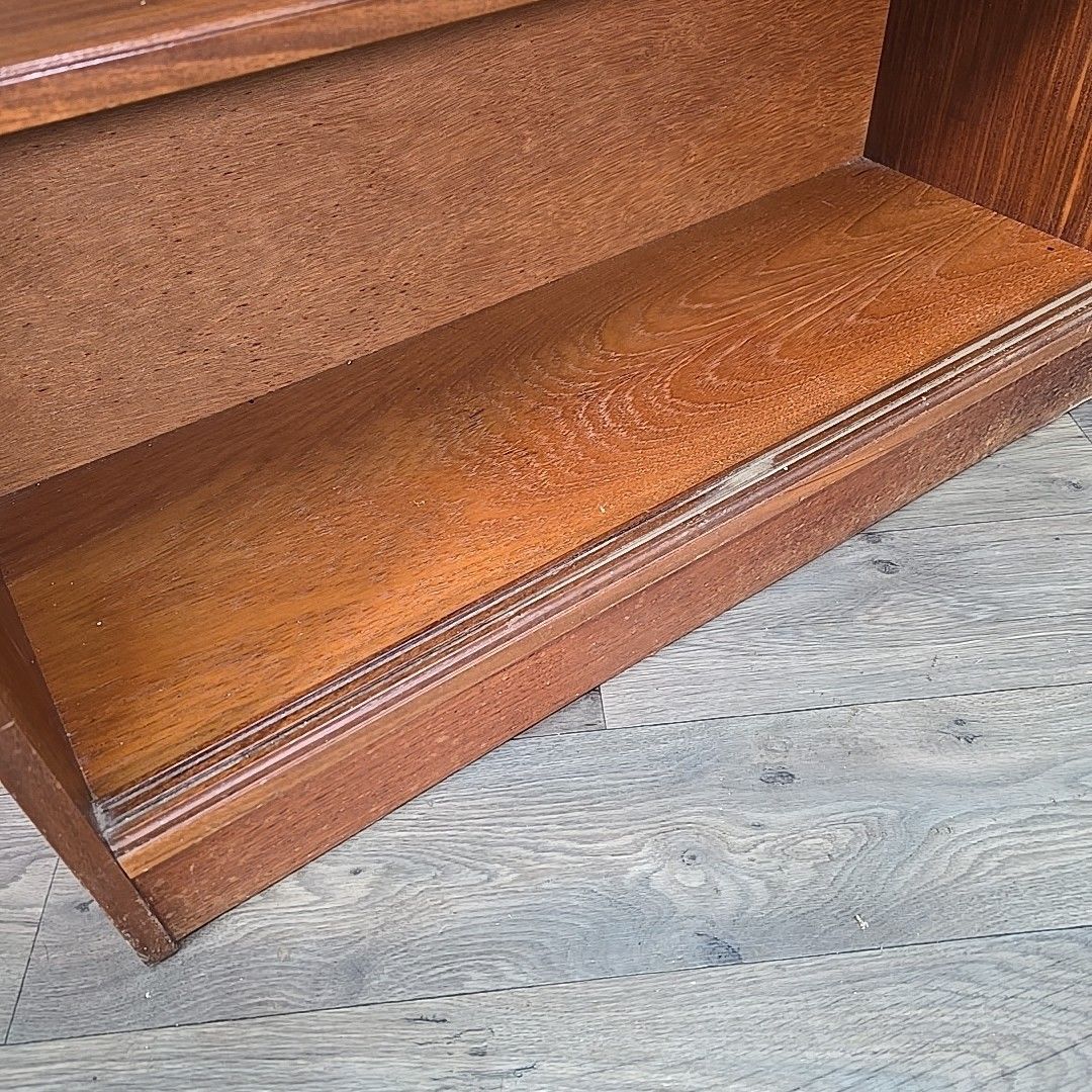 photo furniture Retro Vintage Bookcase Teak Wooden Effect Book Shelf / Shelves Mid Century