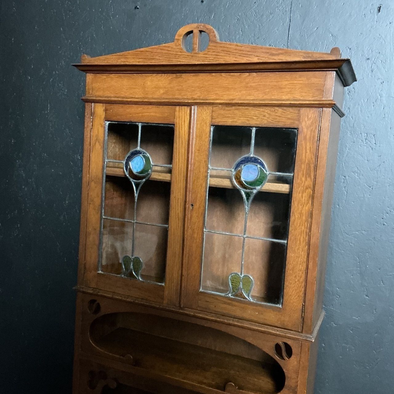 Arts And Crafts Oak Bookcase, 1800s photo 1050.0