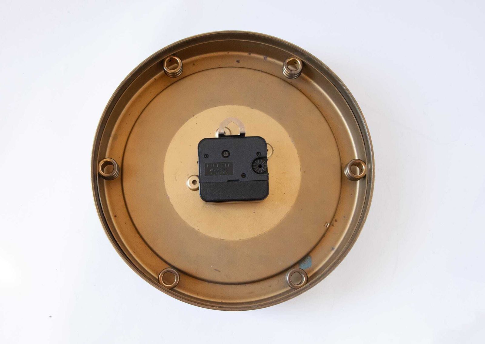 photo for sale Art Deco Kienzle Heinrich Möller Wall Clock Bauhaus Mid Century Kitchen Modernism 1940s Mcm Brass