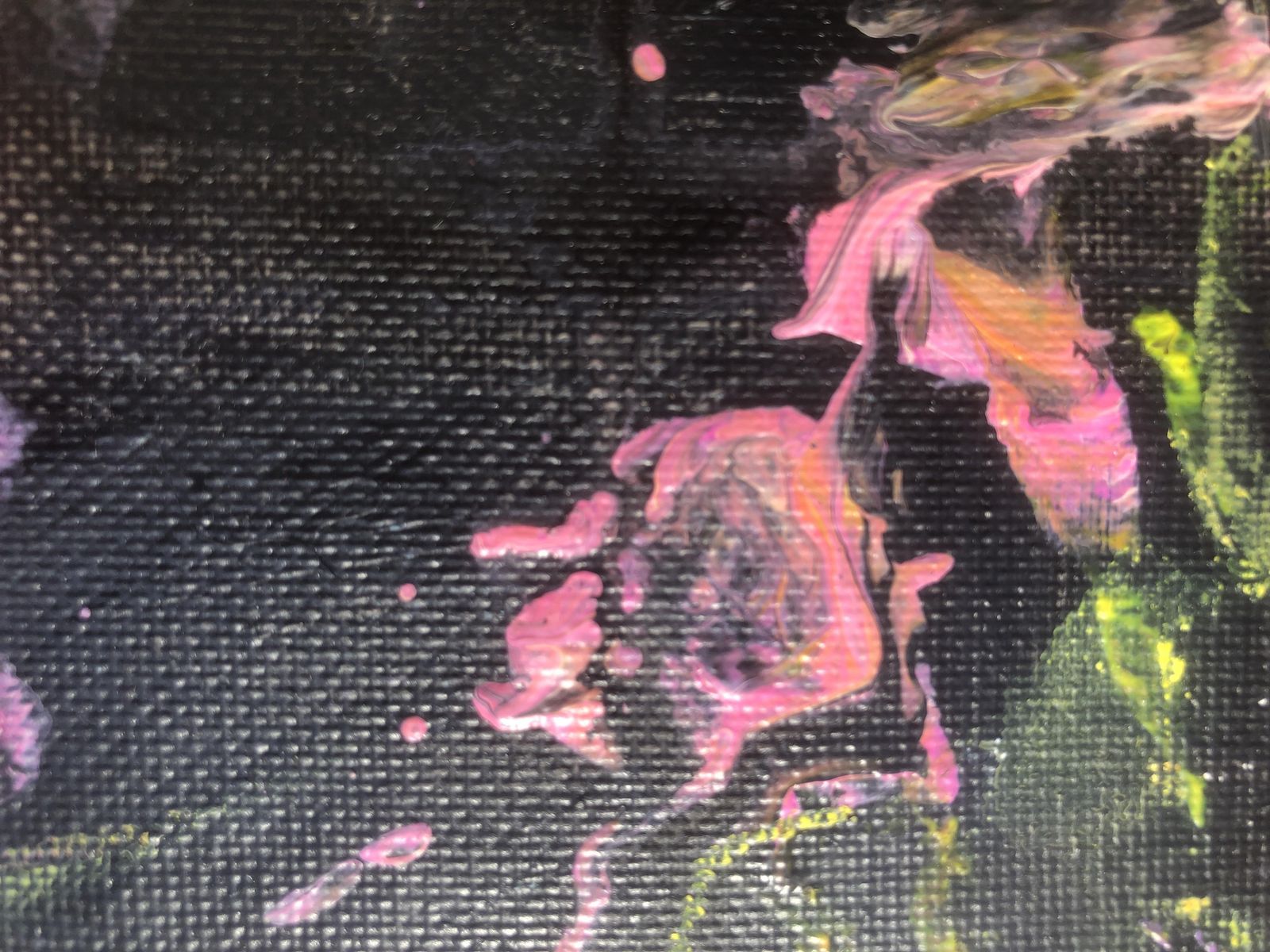 Nerea Chaos Neo Expressionist Fragment Of Psychological Face Moon Abstract Oil Painting 2023 photo 400.0