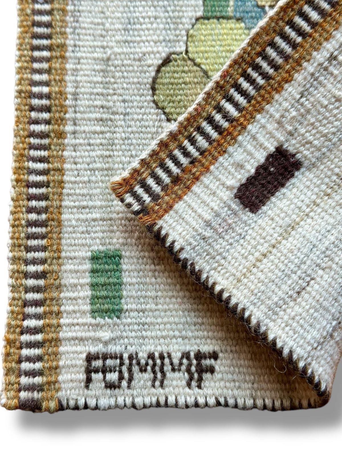 Märta Måås Fjetterström Blomlapp Wool And Linen Tapestry photo Art