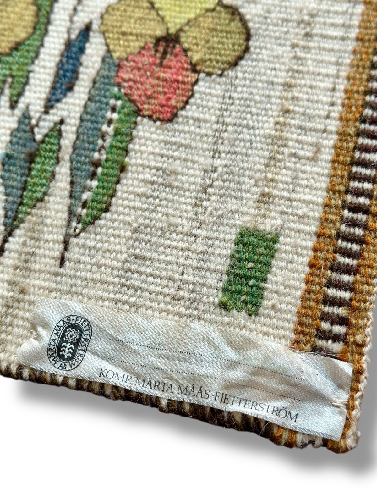 Märta Måås Fjetterström Blomlapp Wool And Linen Tapestry photo 1350.0