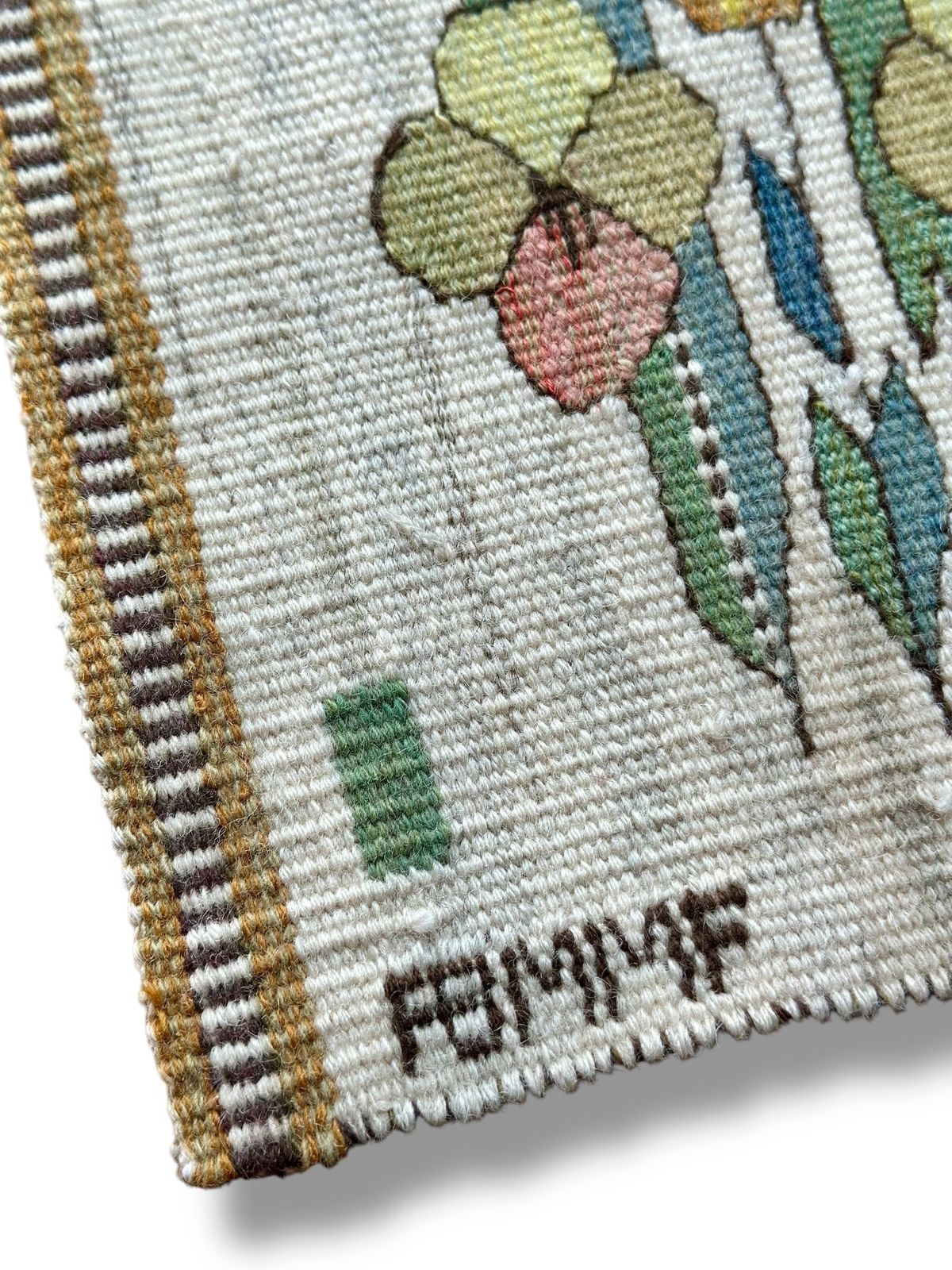 Märta Måås Fjetterström Blomlapp Wool And Linen Tapestry photo vinterior