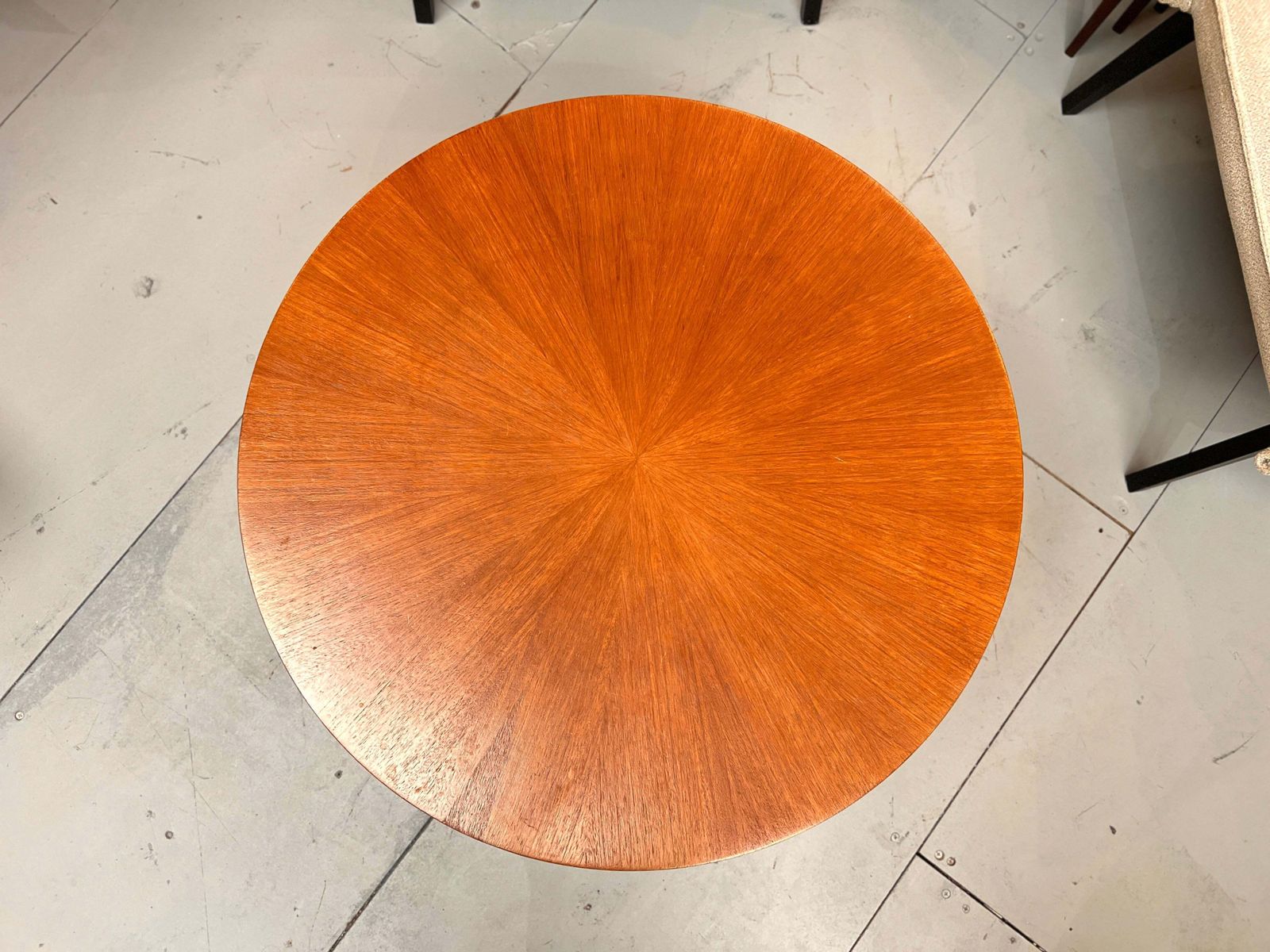A.H. McIntosh, Mid Century Teak Sunburst Coffee Table photo Furniture