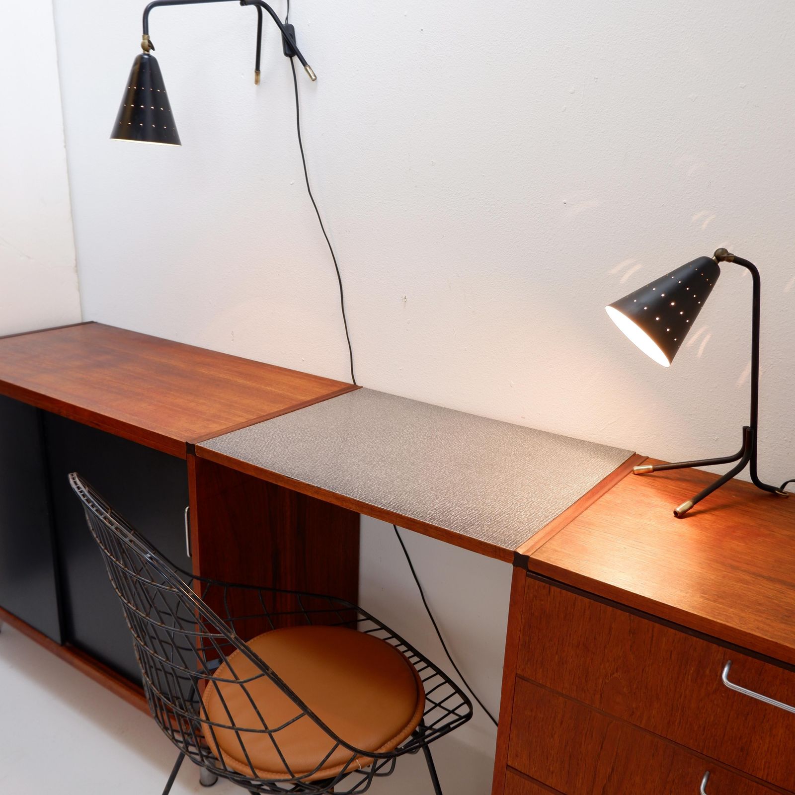 Svend Aage Holm Sørensen Pair Of Lamps Holm Sørensen Edition   1950s photo furniture