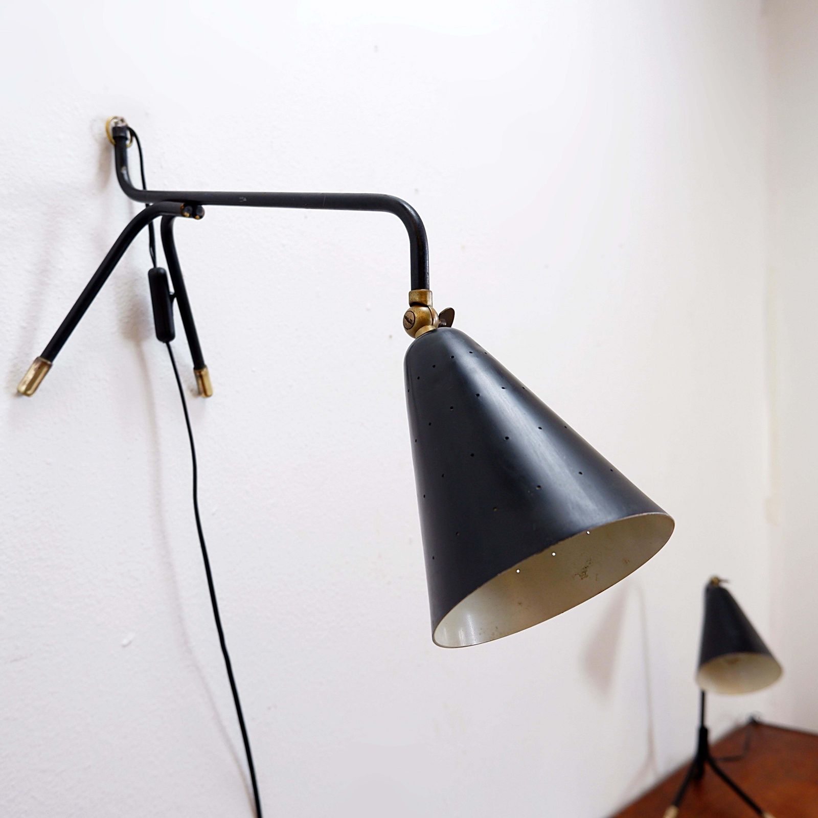 Svend Aage Holm Sørensen Pair Of Lamps Holm Sørensen Edition   1950s photo vintage