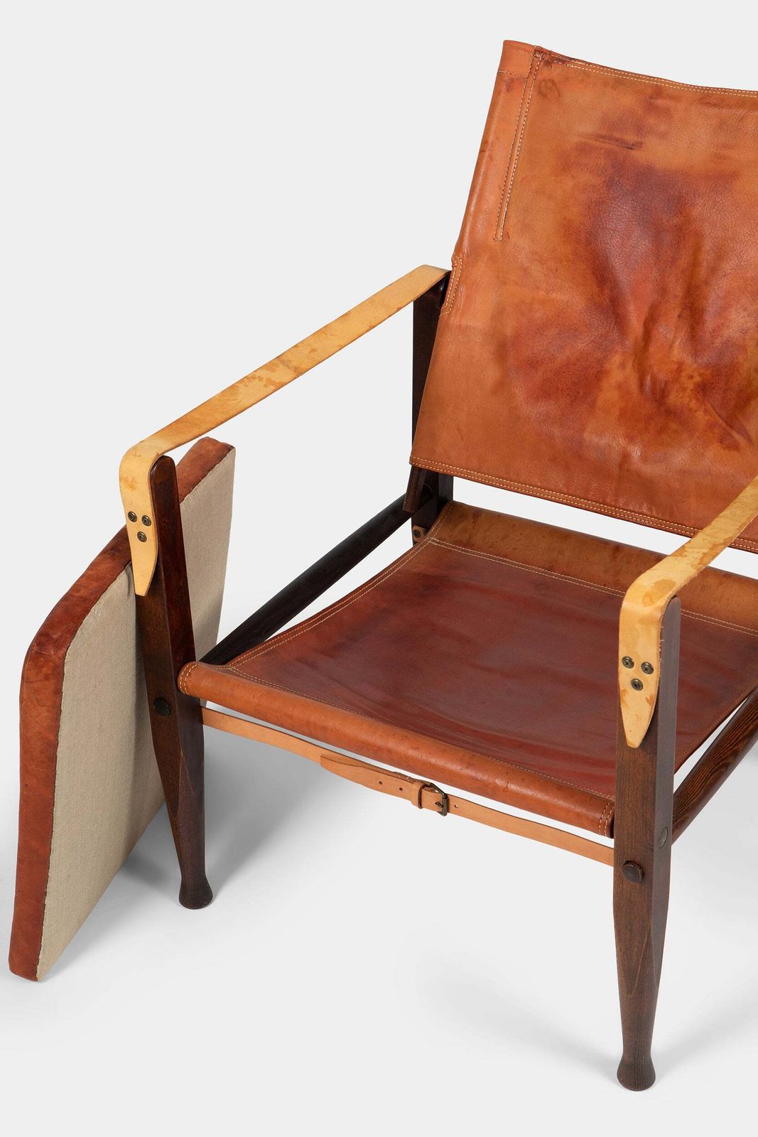Safari Armchair Kaare Klint, Rud Rasmussen, 50s photo vintage
