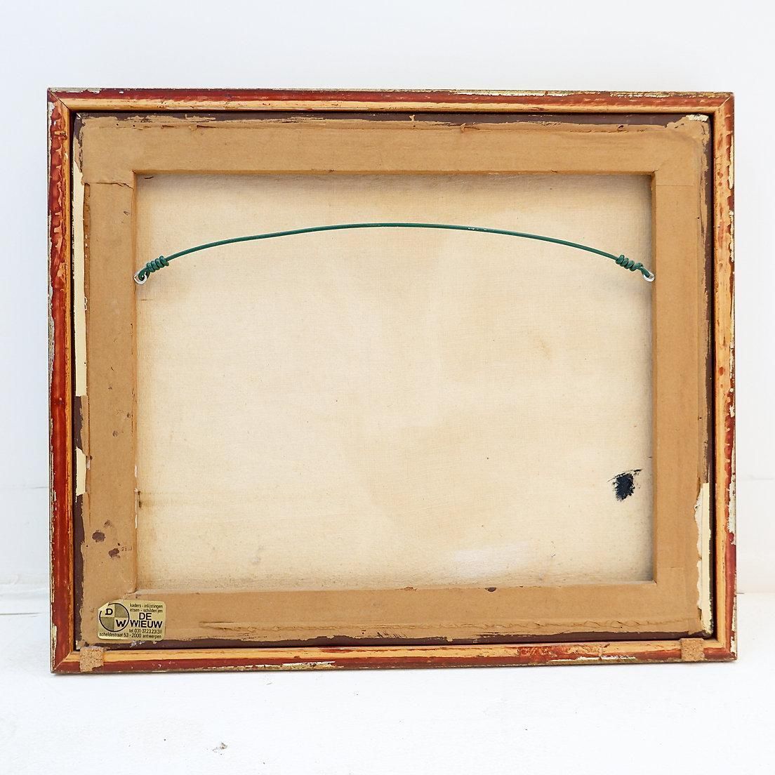 Walter Lewy 1905 1995 Surrealist Scene   Signed And Dated 1974. photo 966.0