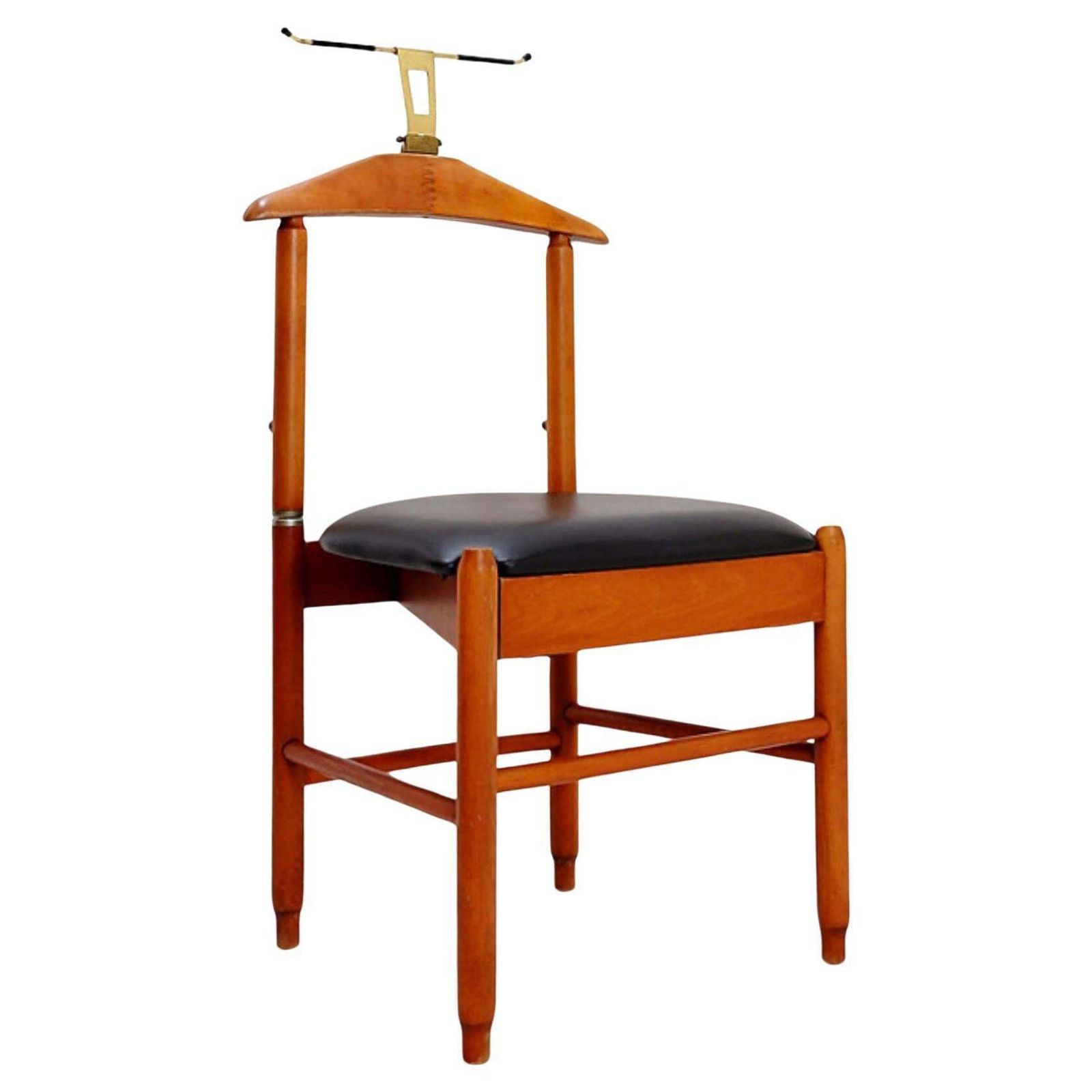 Mid Century Modern Teak Clothes Valet Chair By Fratelli Reguitti Italy, 1960s