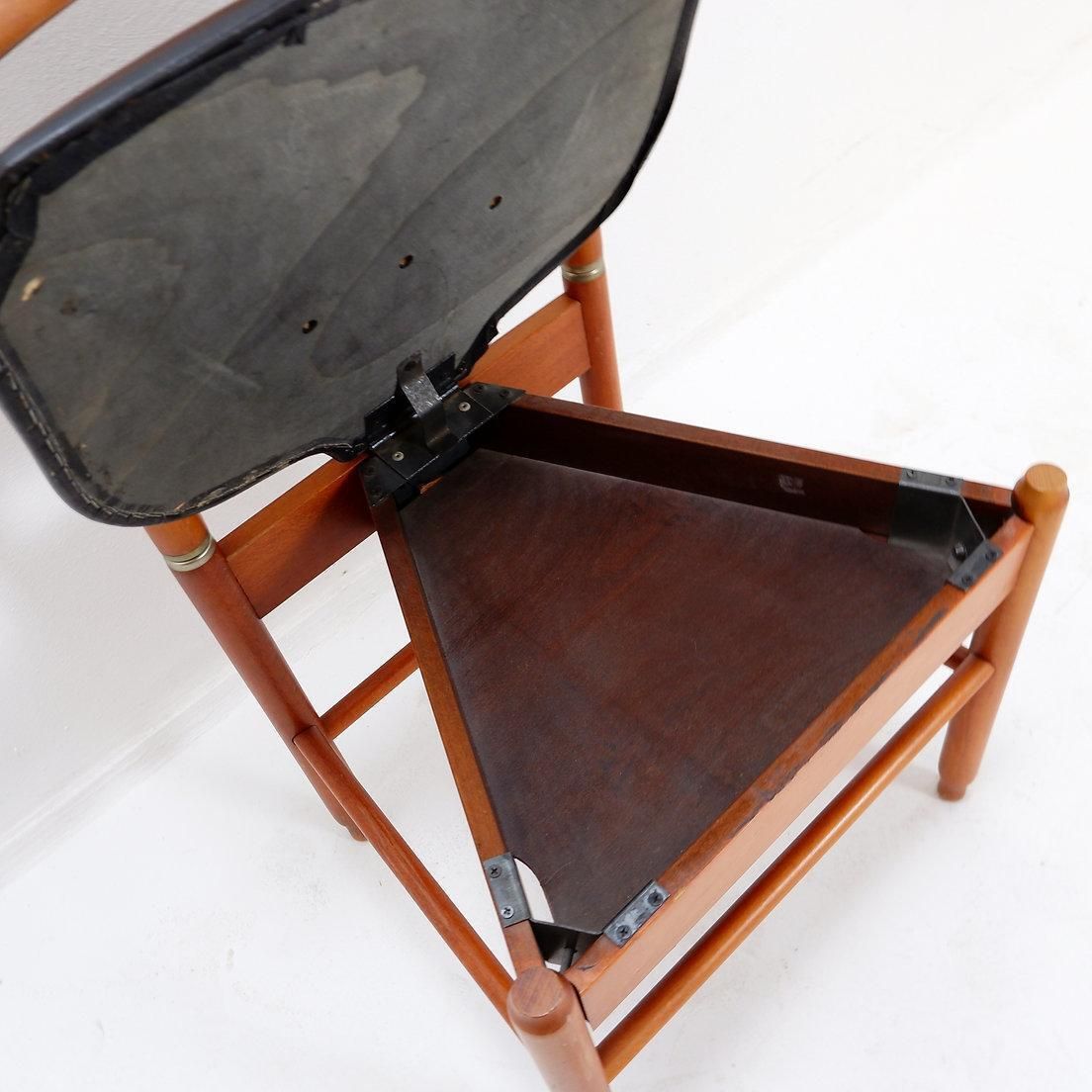 Furniture Mid Century Modern Teak Clothes Valet Chair By Fratelli Reguitti Italy, 1960s photo