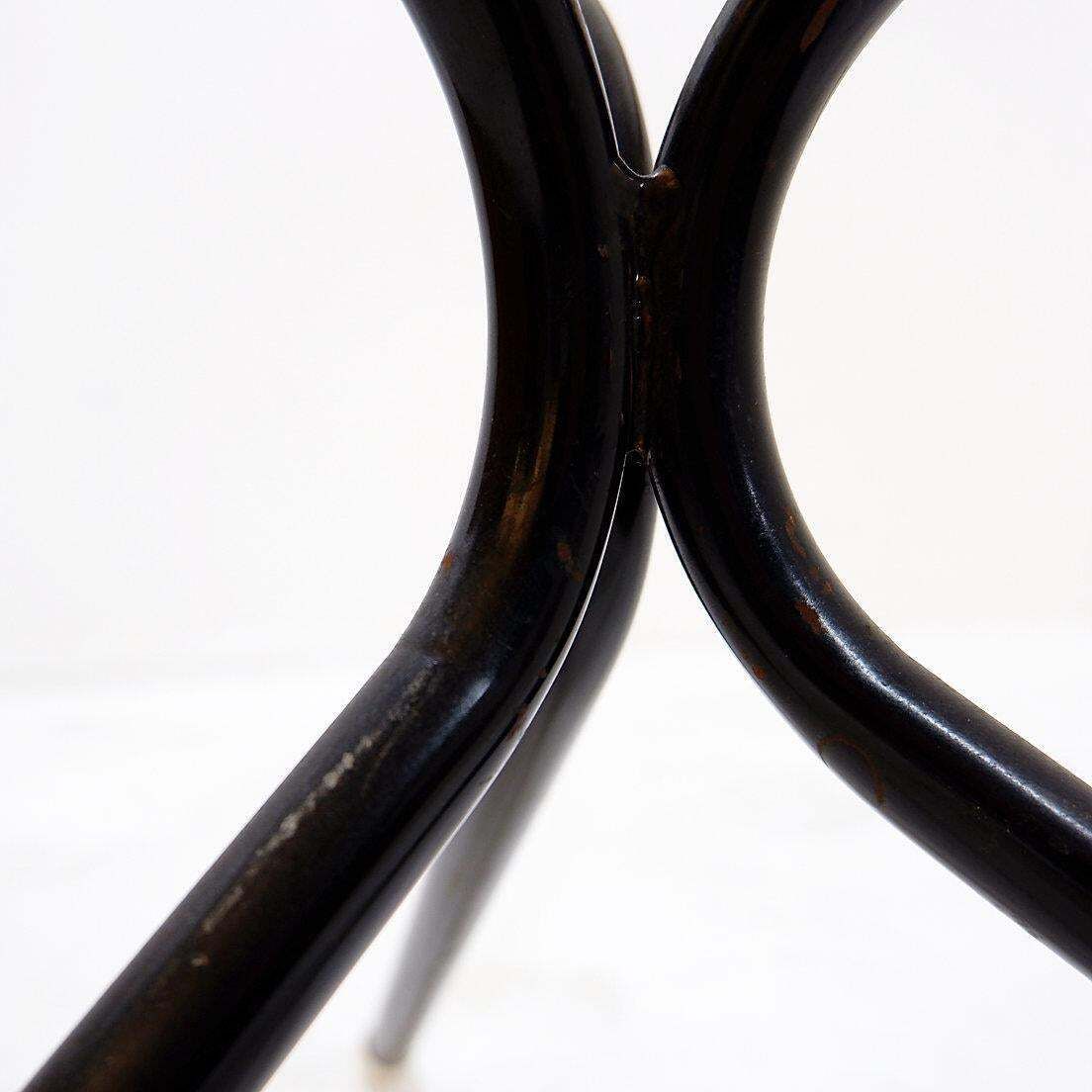 Mid Century Side Table In Bamboo, Metal And Glass  The Netherlands 1960s photo buy