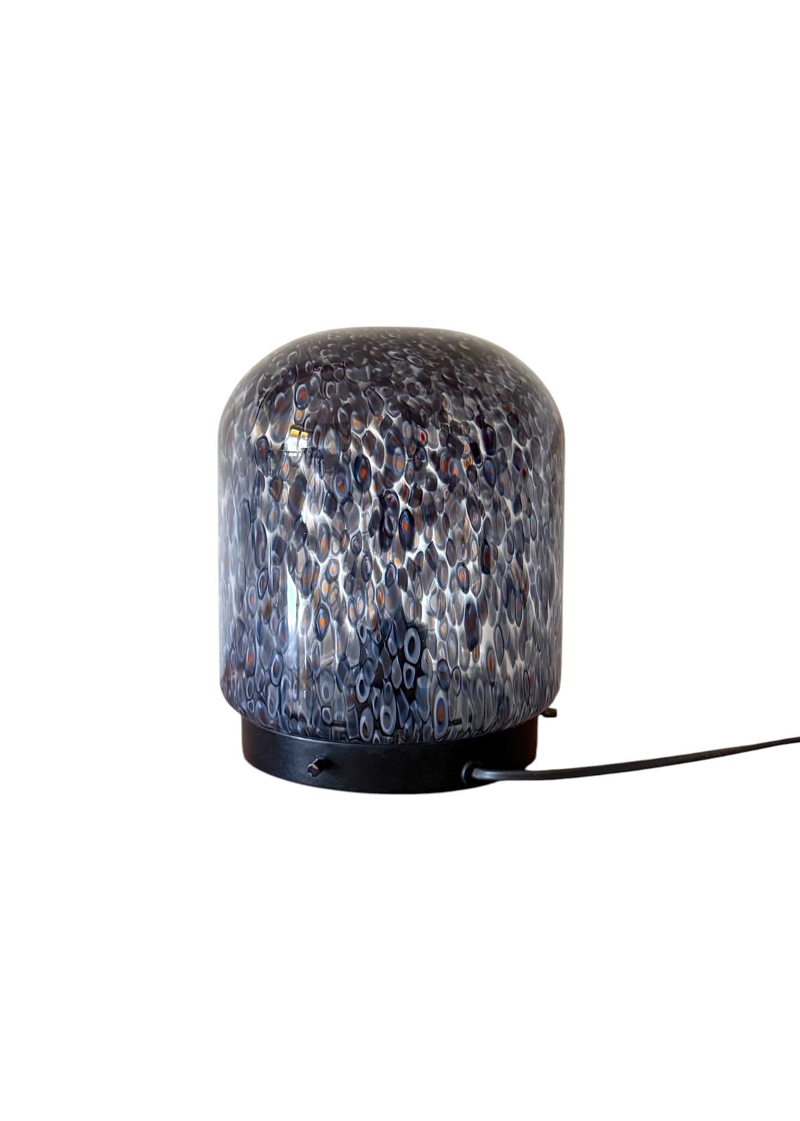 Gae Aulenti, 'Neverrino' Murrine Blown Glass Table Lamp , Vetreria Vistosi Italy 1970s photo Lighting