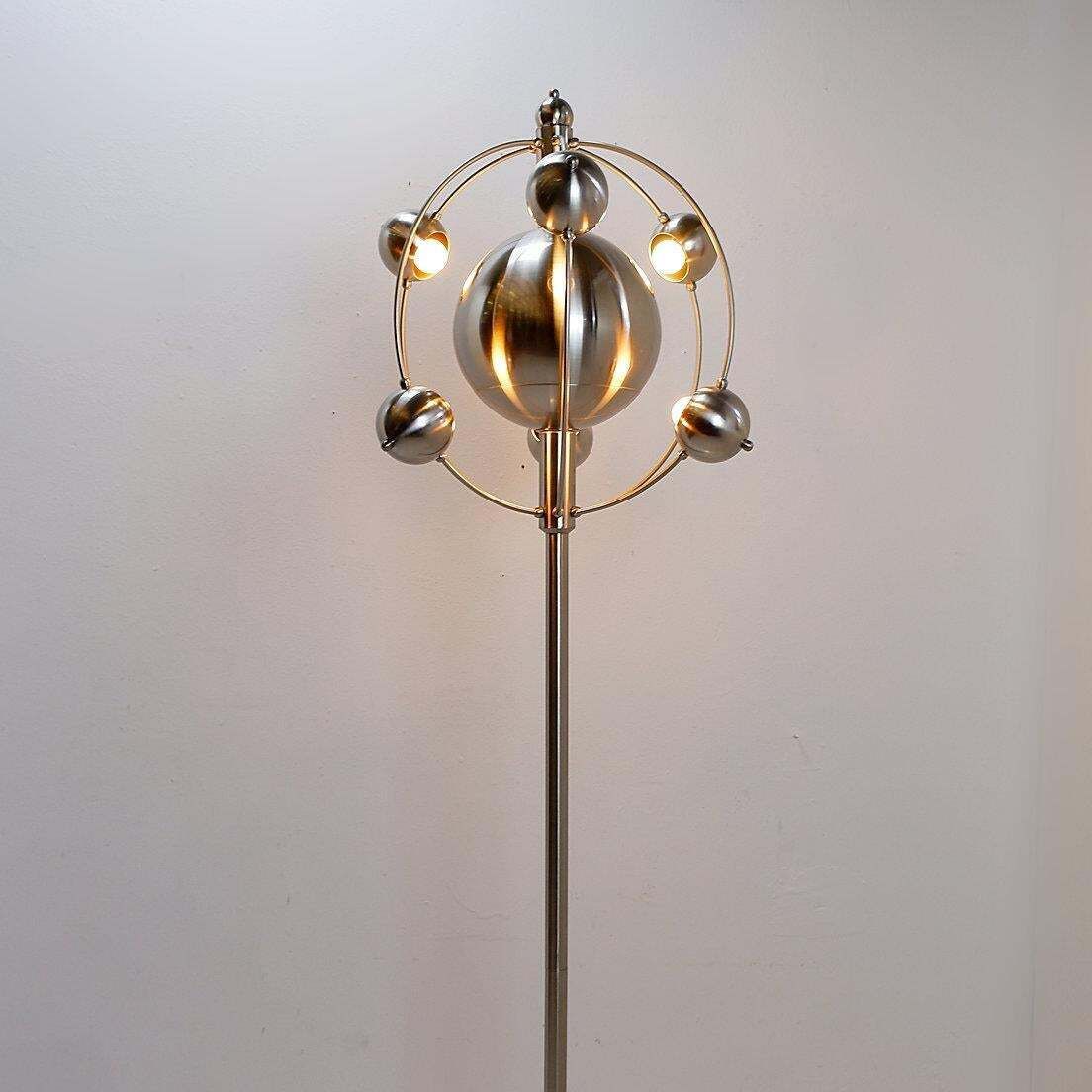photo for sale "Satellite" Floor Lamp In The Style Of Goffredo Reggiani