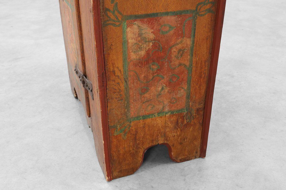 3646.0 Small Antique 18th Century Oak Cabinet, France photo