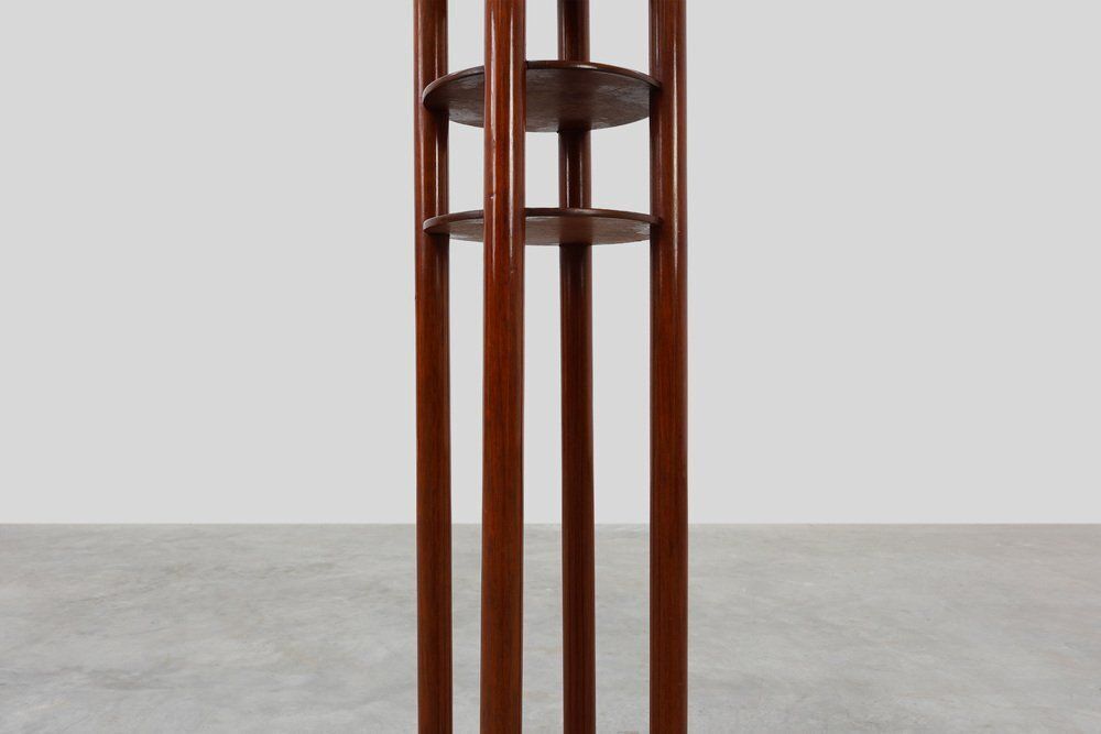 Vienna Secession Pedestal In Wood And Copper, Austria, 1910s photo for sale