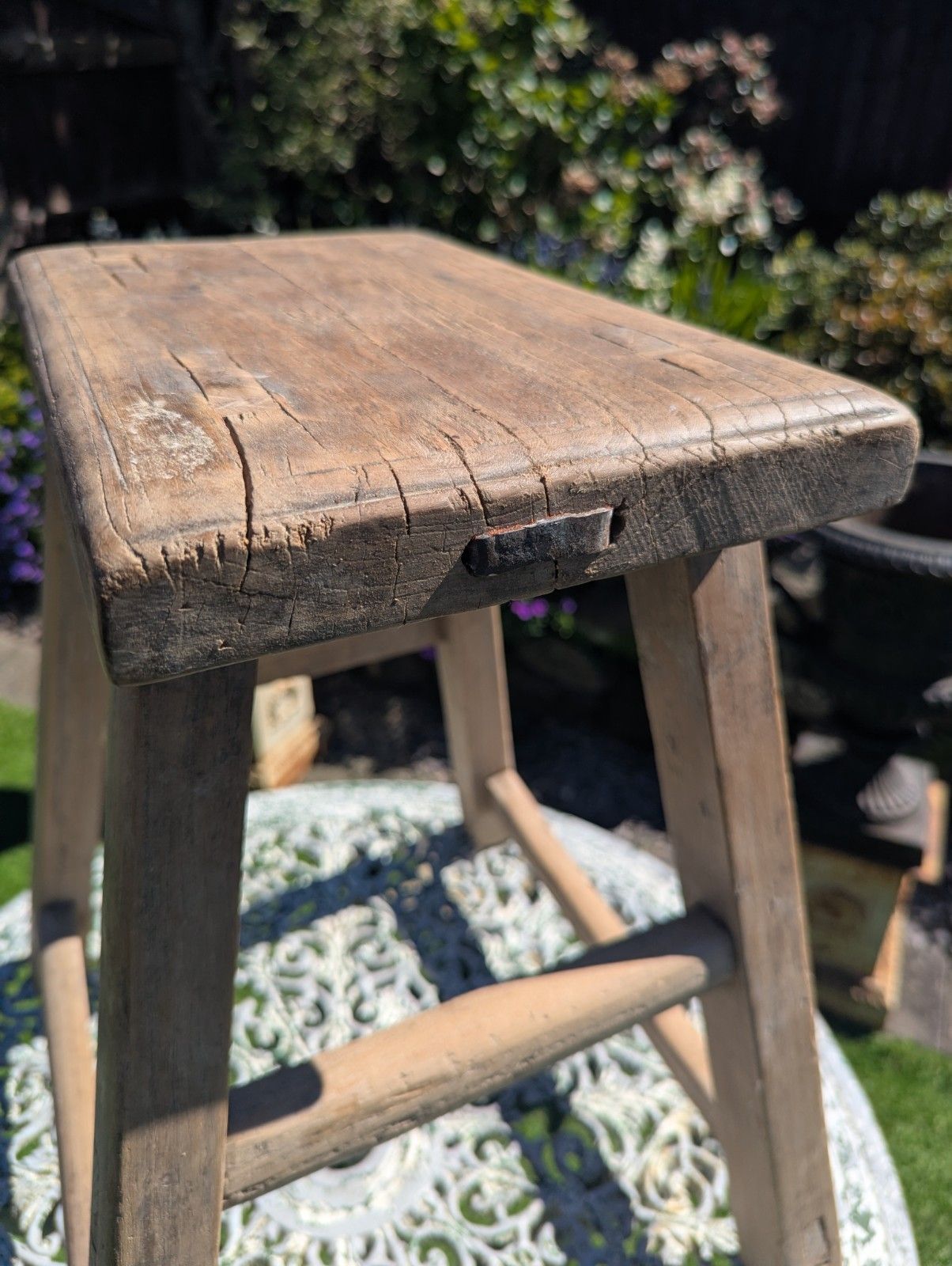 Table / tabouret vintage rustique en orme récupéré Sam Fender, livraison disponible 0316. photo buy