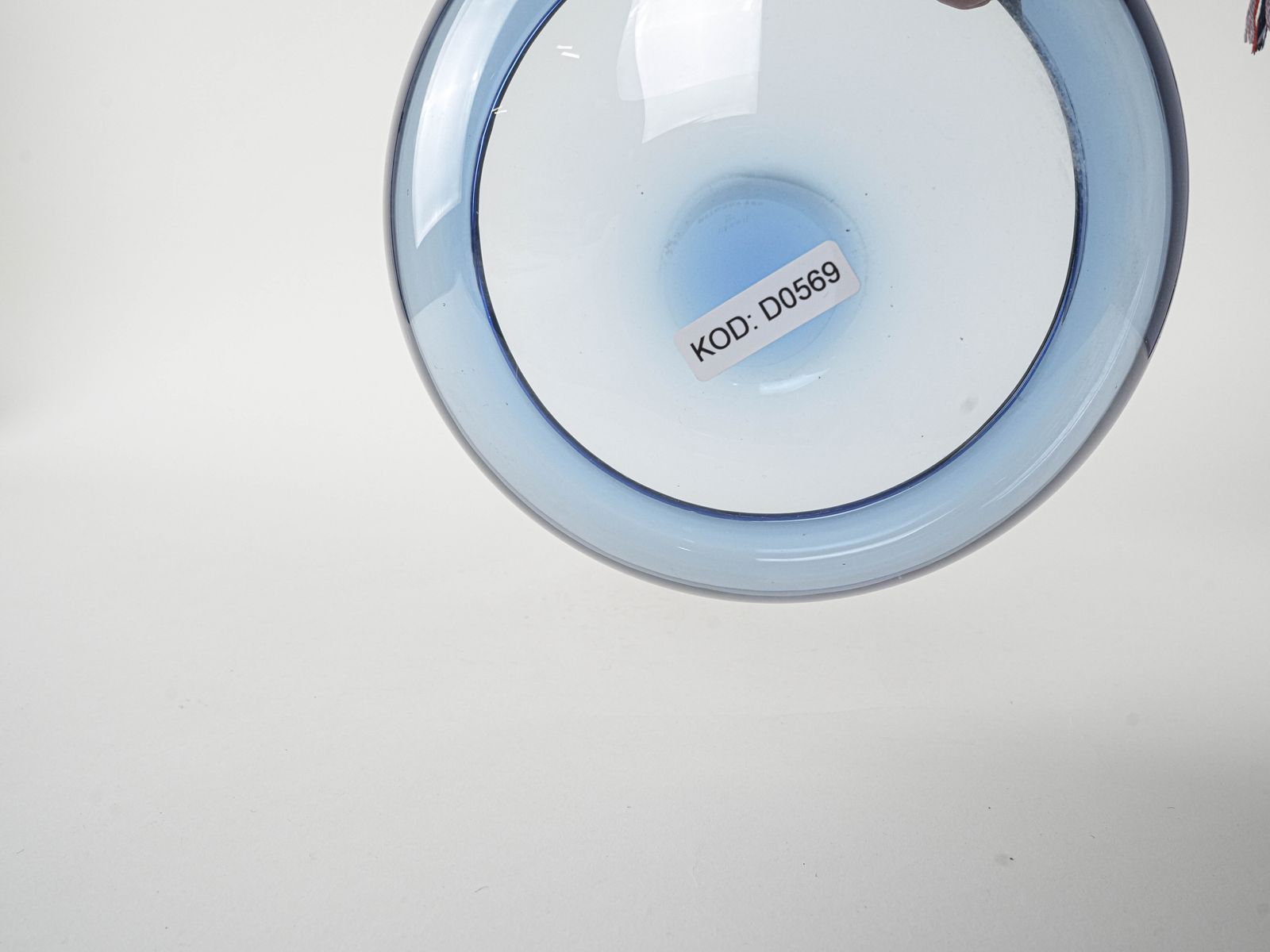 Blue Glass Bowl, Danish Design, 1960s, Manufactured By Holmegaard photo vinterior