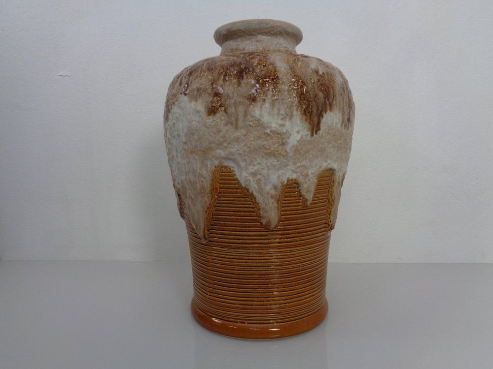 Large Lava Ceramic Model 650/45 Vase From Dümler & Breiden, Germany, 1970s photo buy
