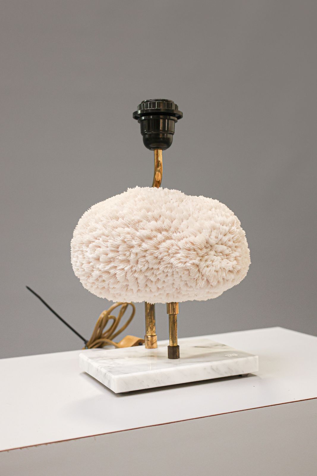 Halomitra Pileus (Coral) Tafellamp, Jaren 1970. photo for sale