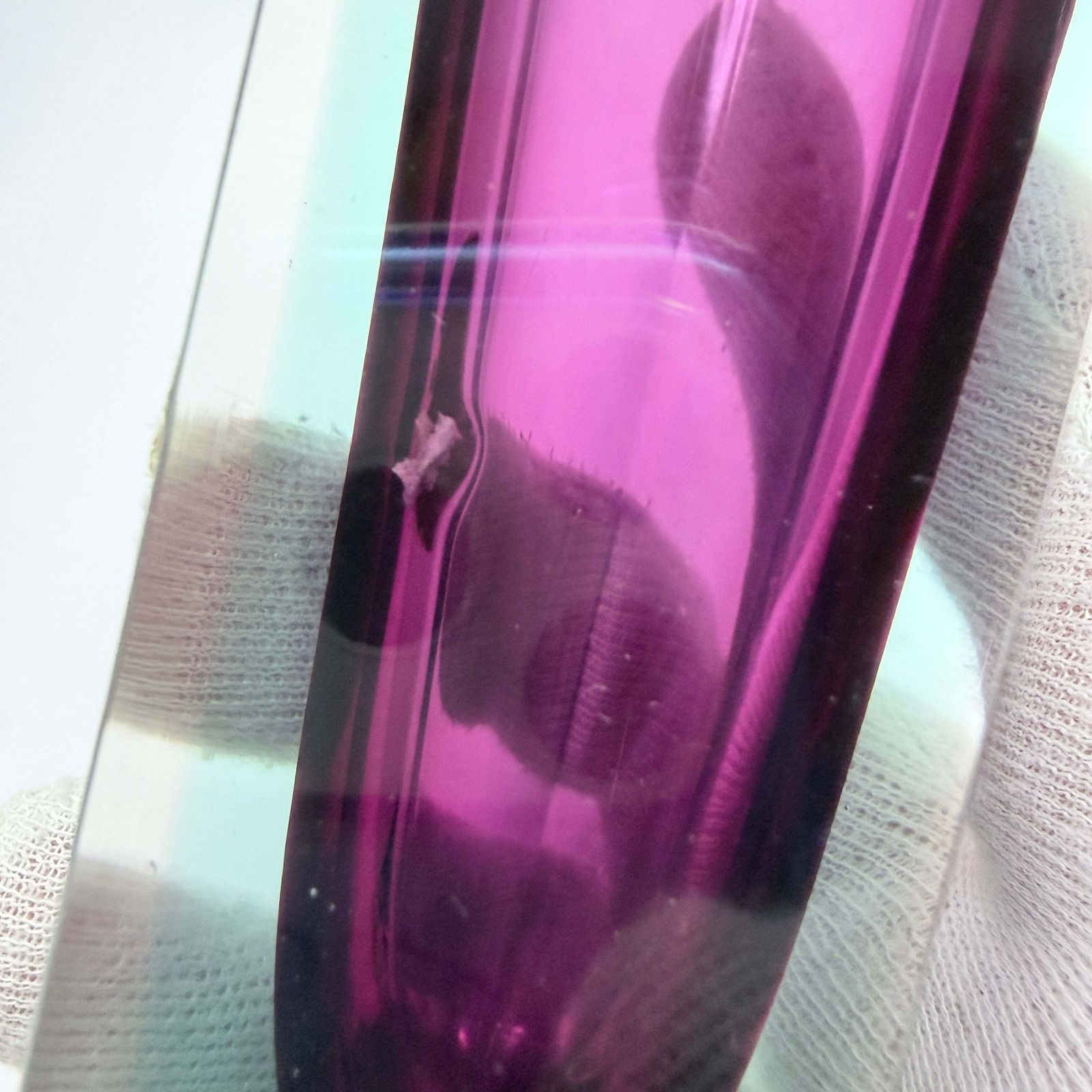 Attr. Flavio Poli, Murano Italy Ca 1950s. Vintage Sommerso Glass Vase. photo buy