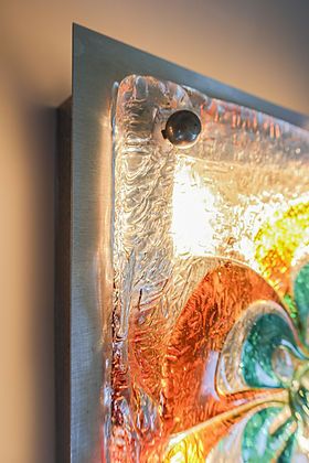 Vintage Mazzega Murano Glazen Wandlamp, Ca. Jaren 1970. photo buy
