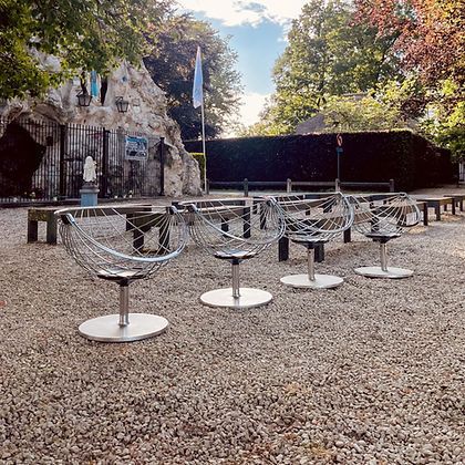 Set Of 4 Rudi Verelst 'Atomic' Chairs   Novalux, 1970s.