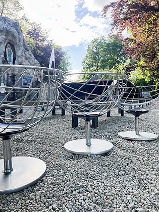 Mobilier Ensemble de 4 chaises « Atomic » Rudi Verelst Novalux, années 1970. photo