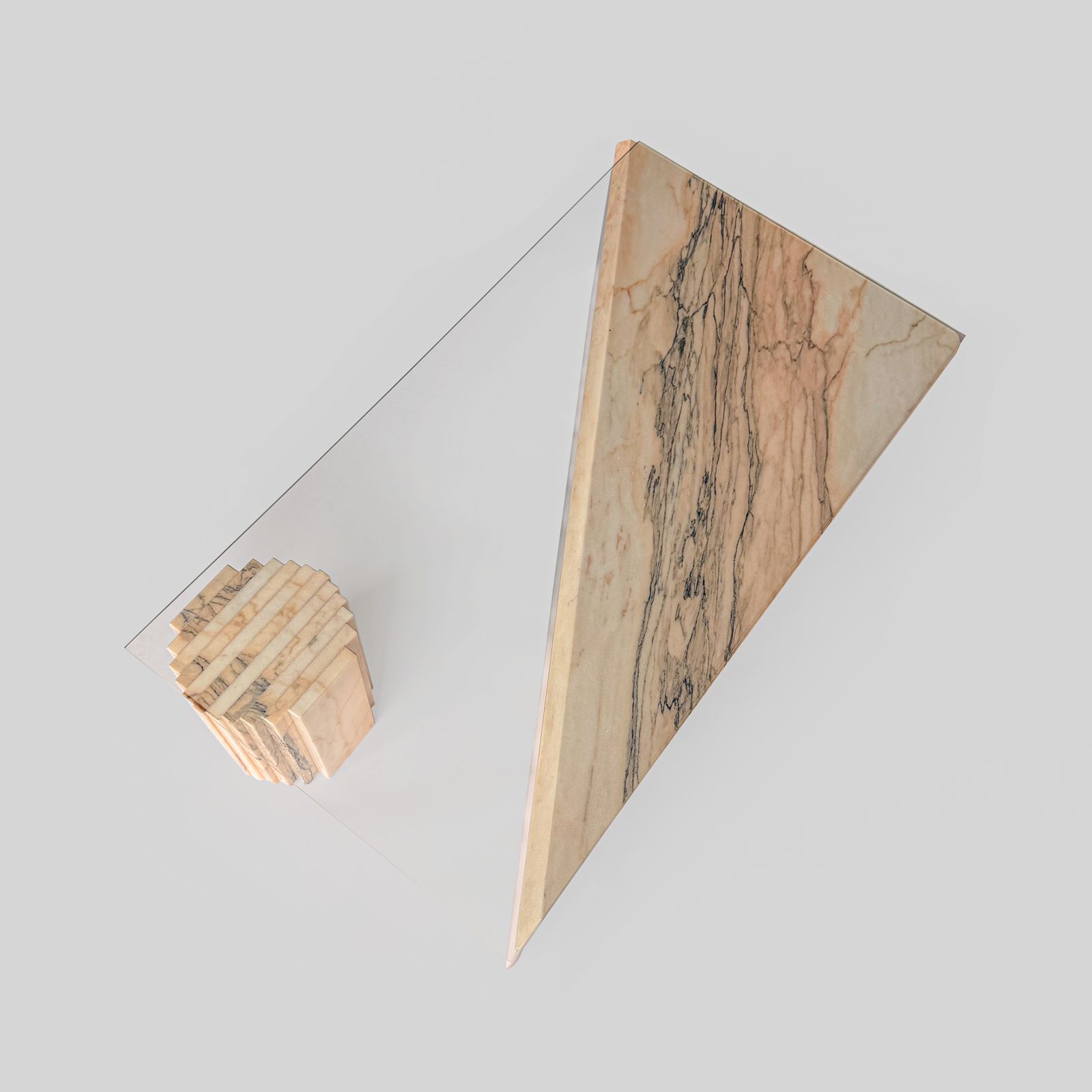 Vintage Marmeren Salontafel, Jaren 1980. photo for sale