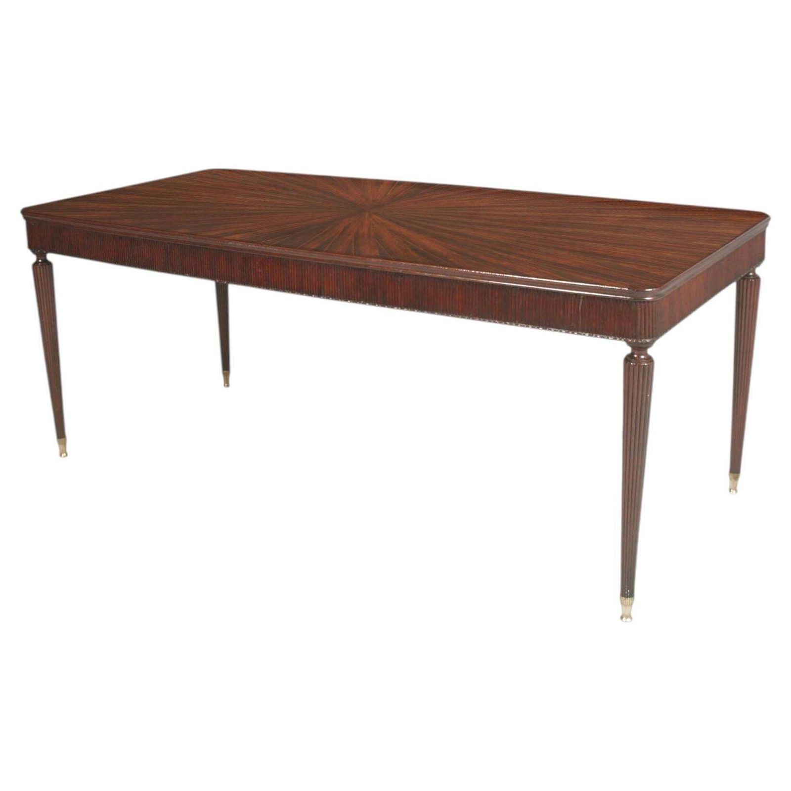Dining Table In Mahogany, Paolo Buffa Attributed To La Permanente Mobili Cantù
