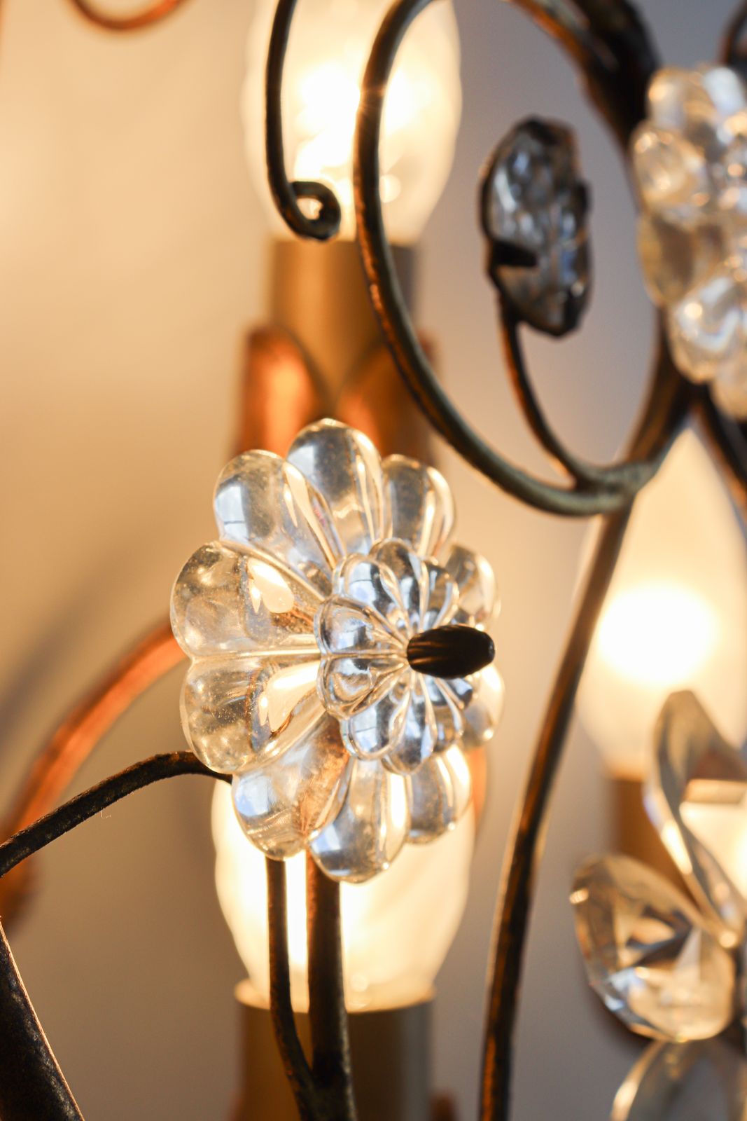Lighting Imposing Gilt Banci Firenze Sconce, 1970s photo
