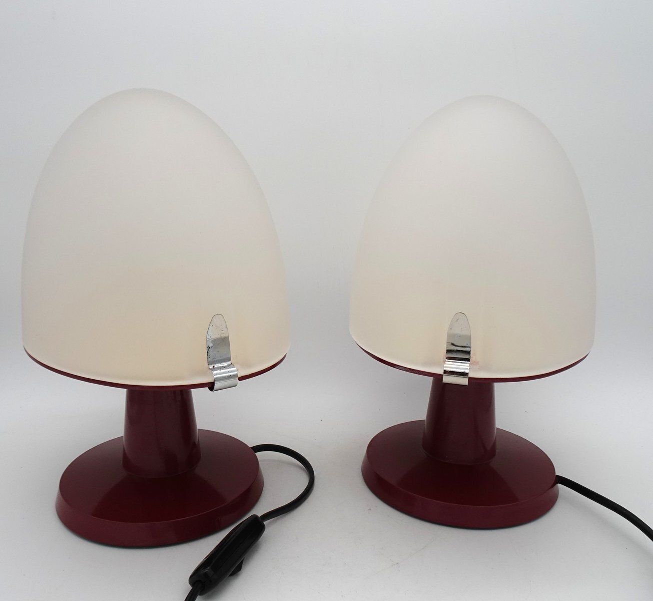 Dolly Table Or Bedside Lamps From Valenti Luce, Milan, 1980s, Set Of 2 photo buy