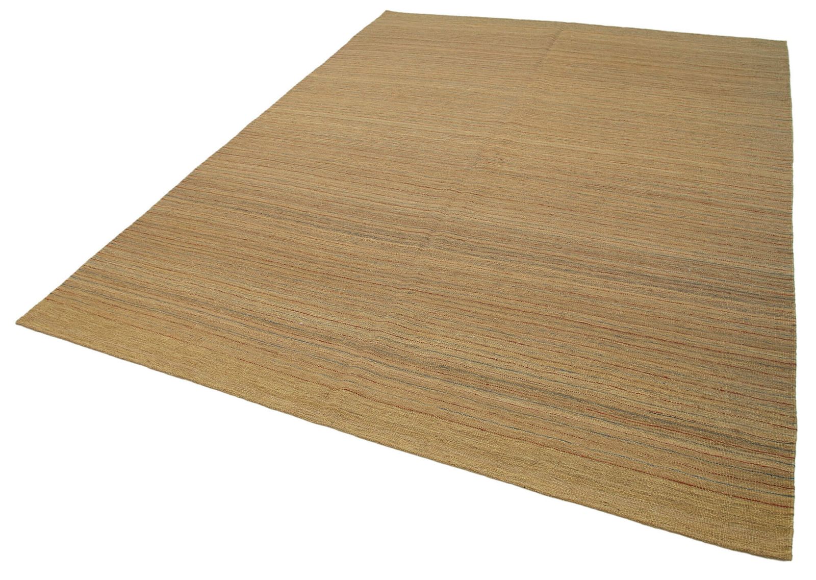 7x9 Geel Eigentijds Kilim Vloerkleed   30140 photo for sale