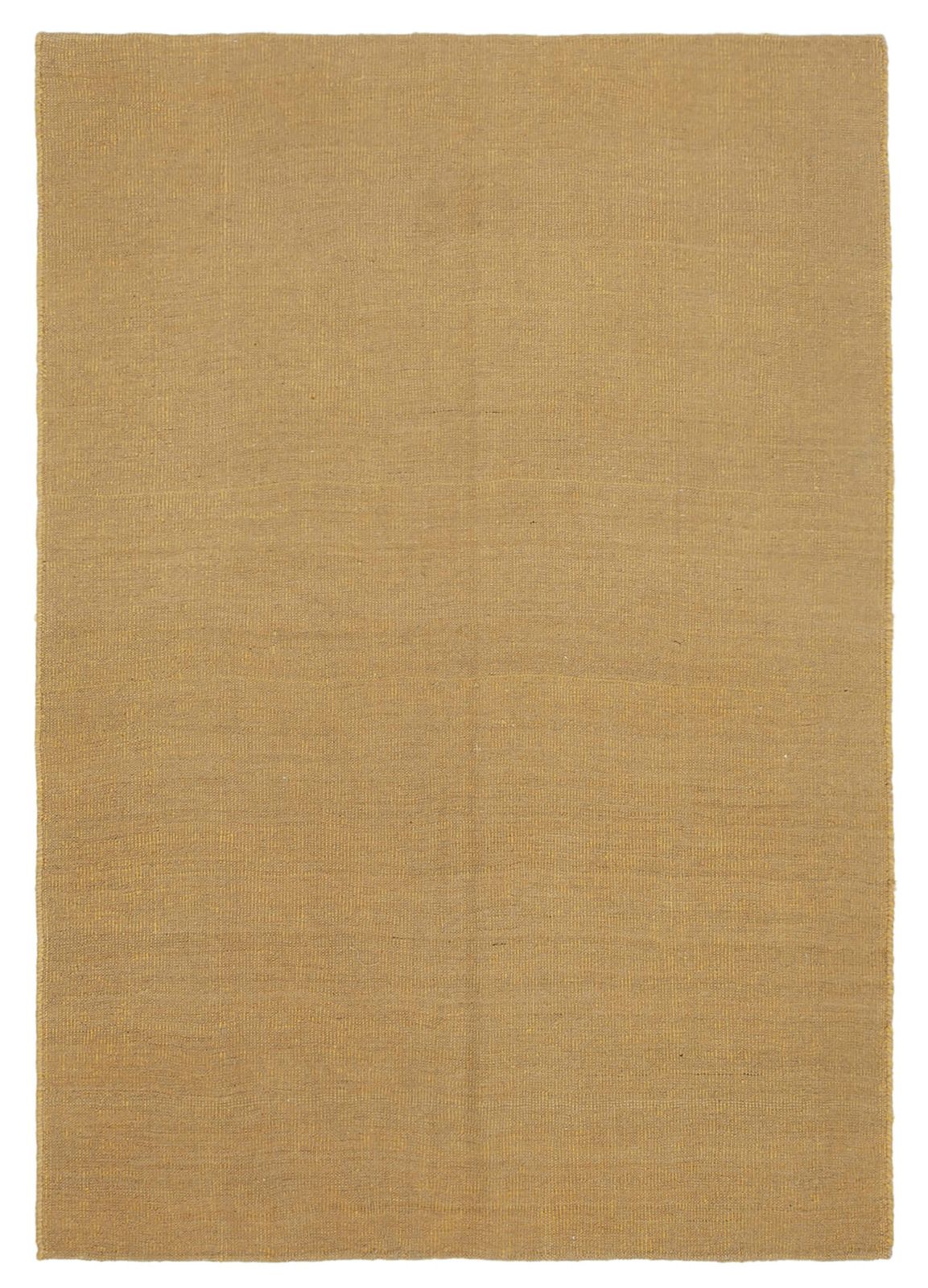 Tapis Kilim contemporain jaune 5x7   30134