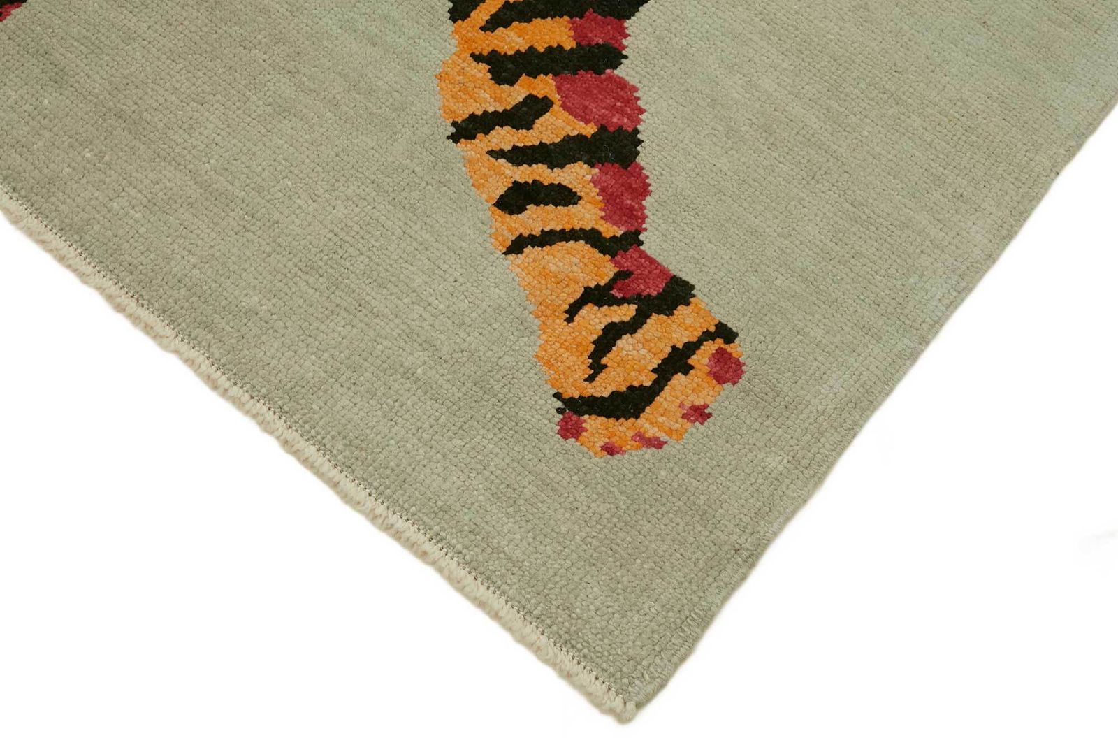 5x8 Hand Knotted Tiger Oushak Rug   46692 photo Textiles