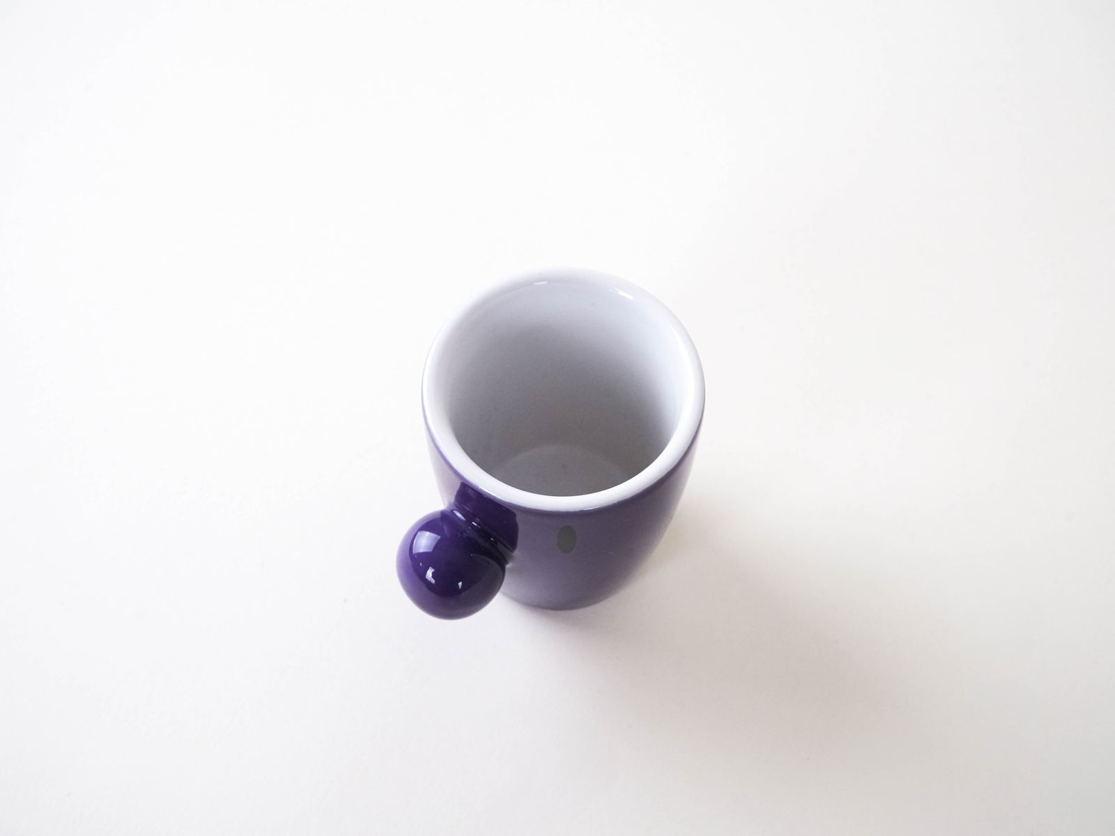 Purple Porcelain Mug, Danish Design, 1970s, Manufactured By Hoptimist photo Home Decor