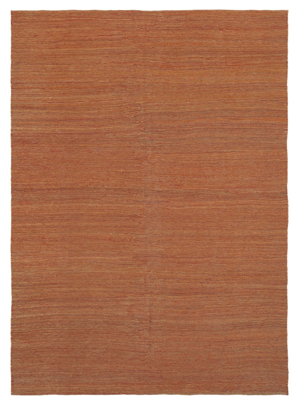 7x10 Orange Contemporary Kilim Rug   30109