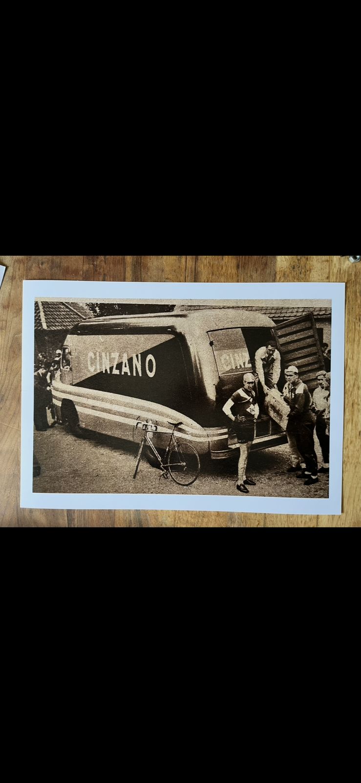 Vintage Cinzano Tour De France Vehicle French C1950   Renault Heuliez photo furniture
