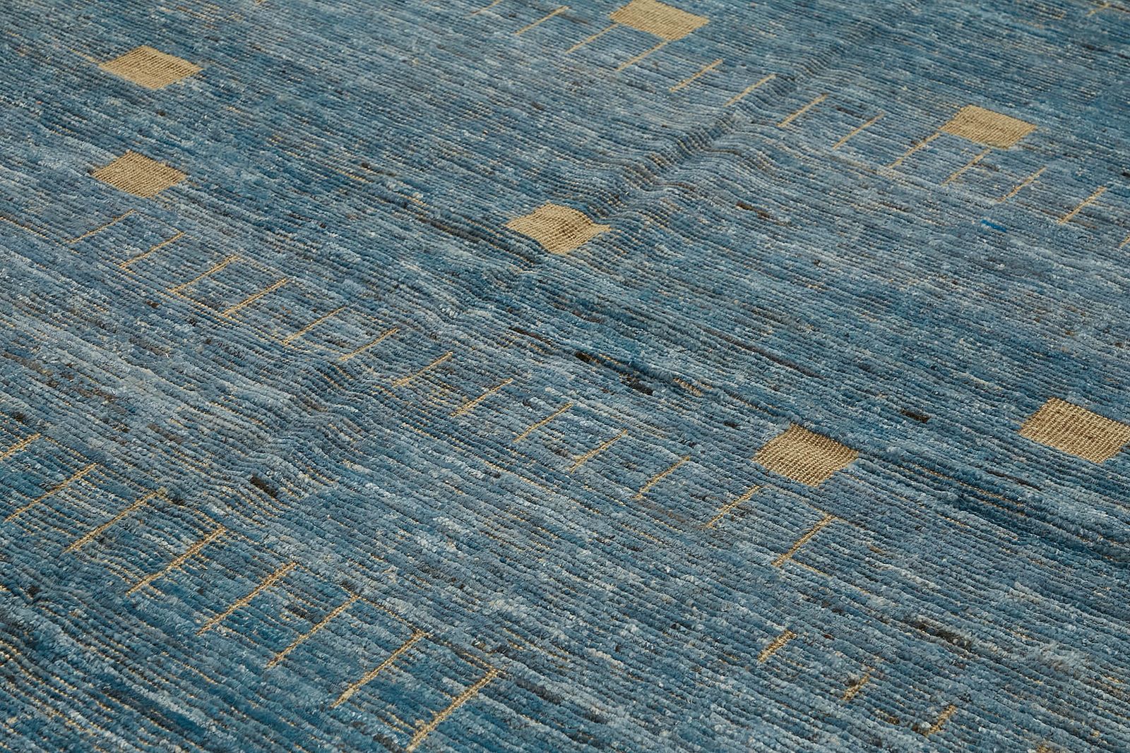 9x12 Blue Modern Tribal Rug photo 2480.0