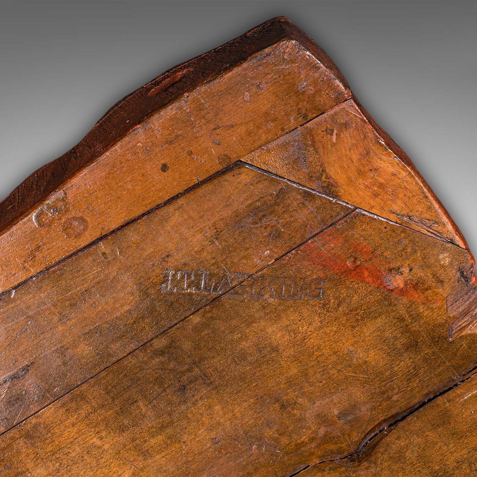 811.0 Antique Wallpaper Printing Block, English, Carved Brass, Print Stamp, Victorian photo