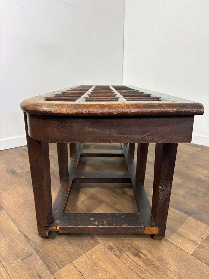 Edwardian Oak Luggage Stand photo 539.0
