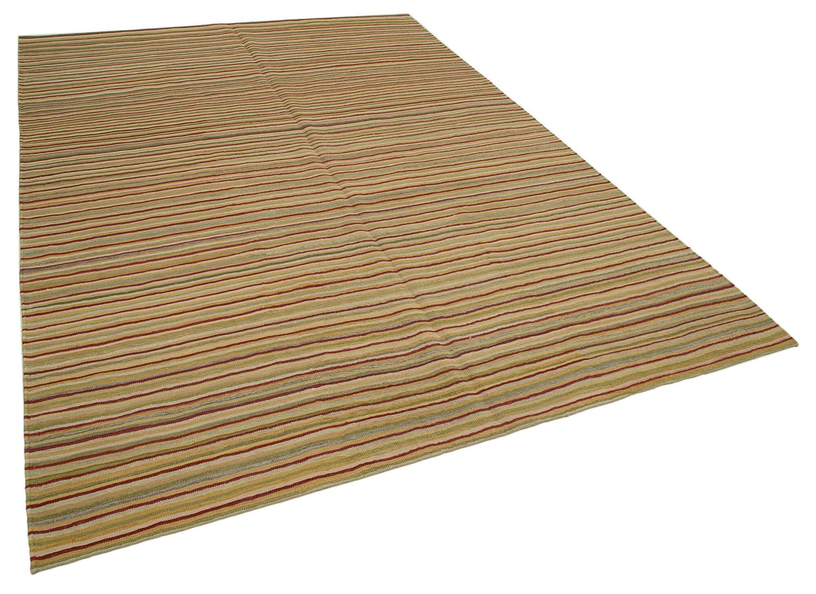 Kilim contemporain beige, 7x10 photo furniture