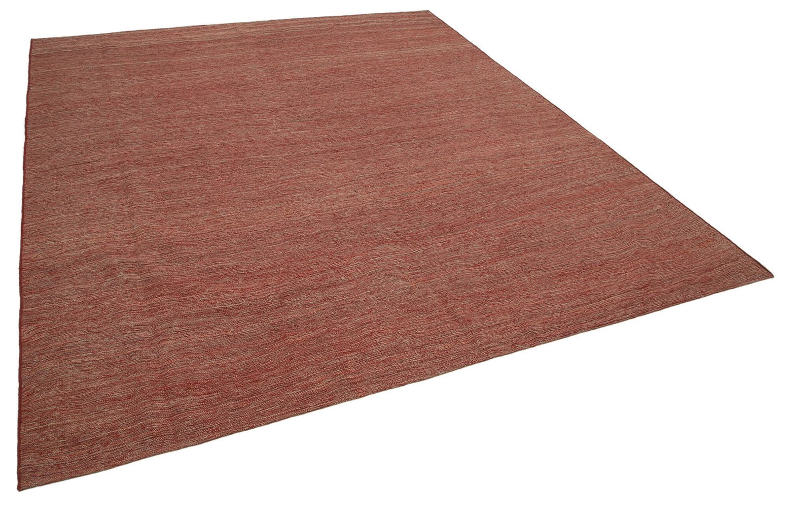 Tapis Kilim contemporain rouge, 8x10 photo furniture