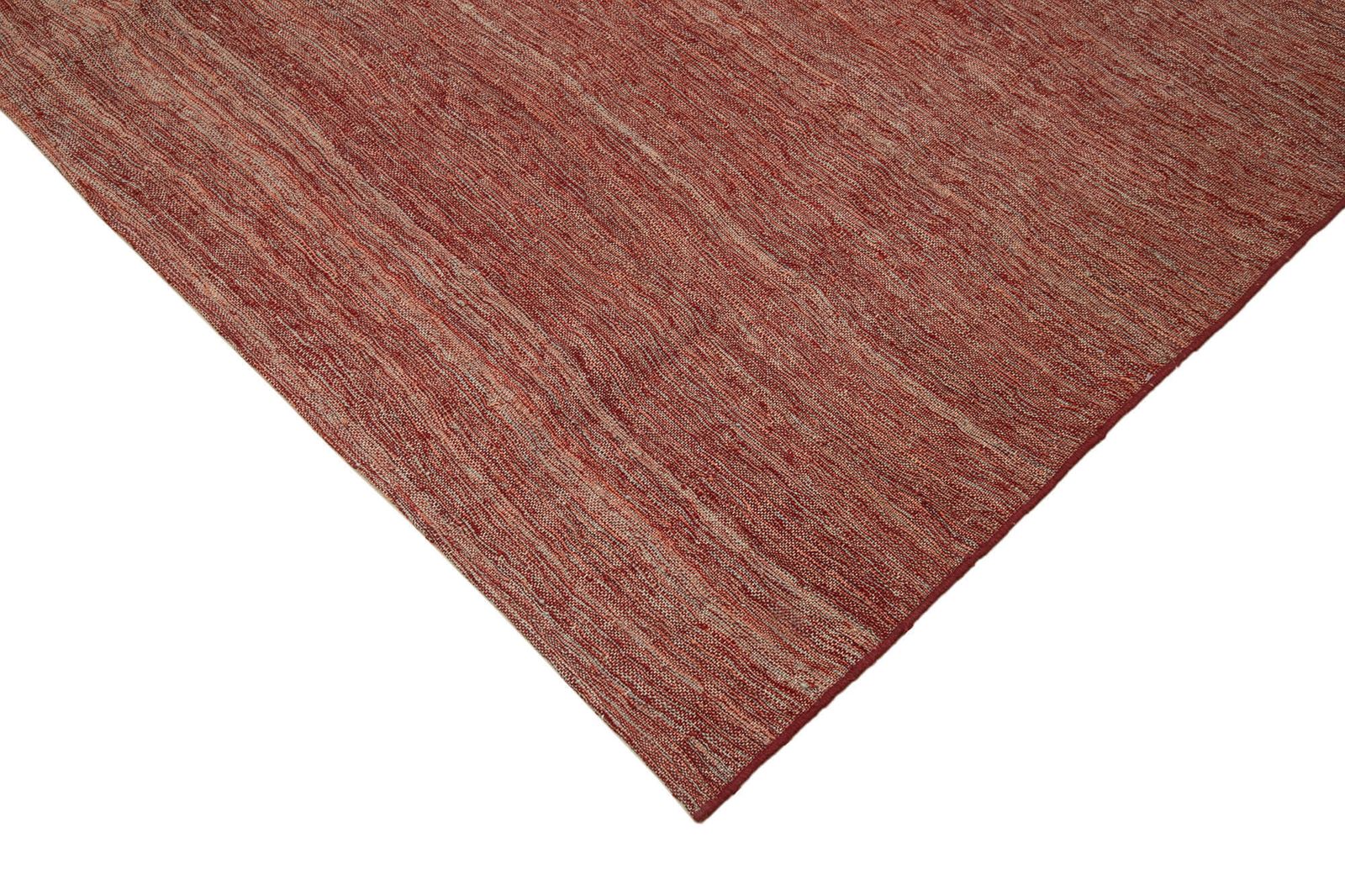 Tapis Kilim contemporain rouge, 8x10 photo Textiles
